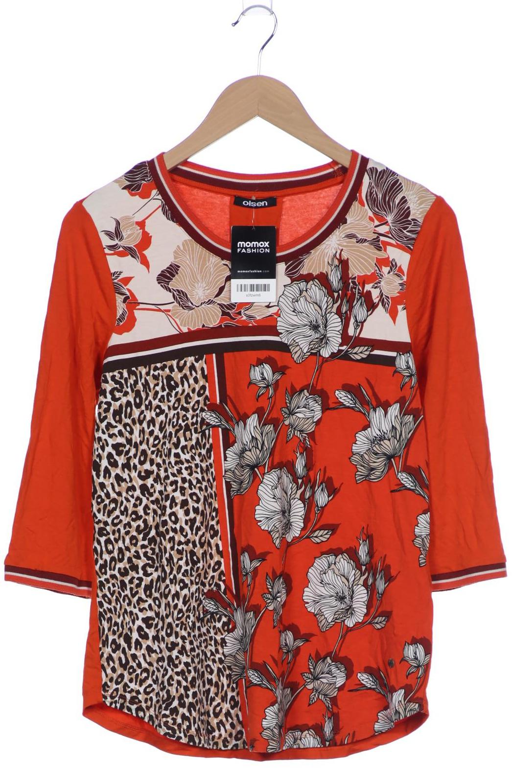 

Olsen Damen Langarmshirt, orange, Gr. 38
