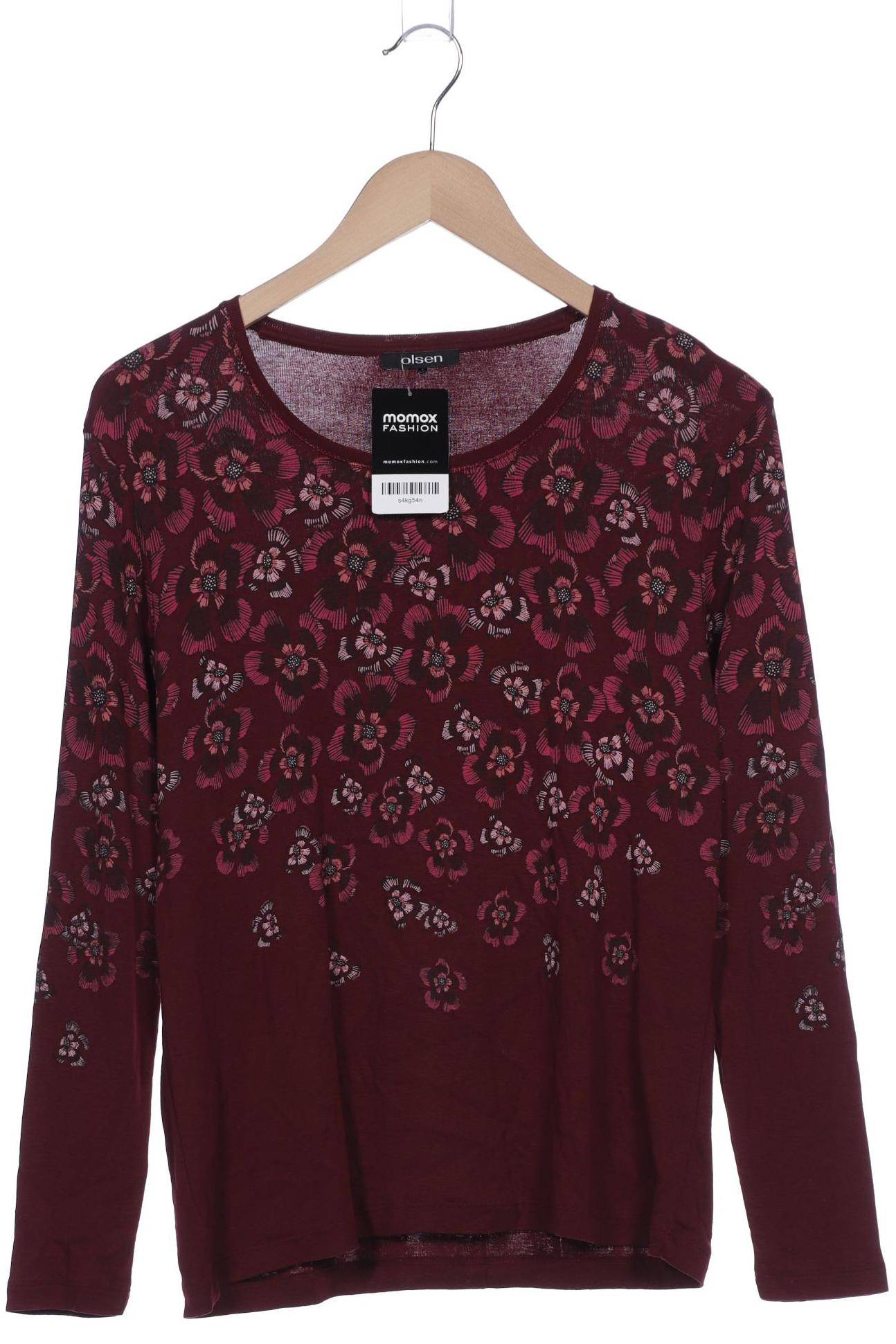 

Olsen Damen Langarmshirt, bordeaux, Gr. 42