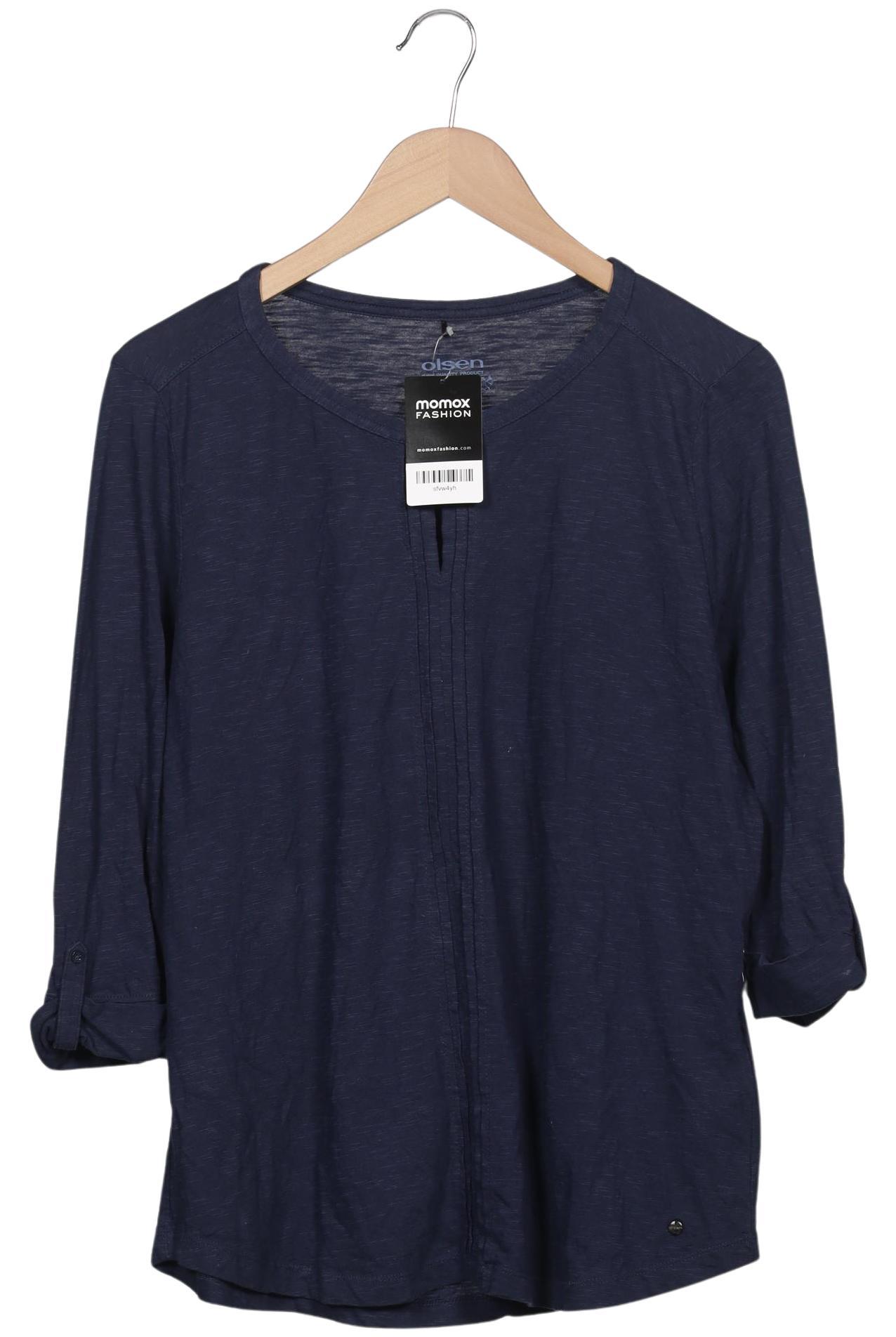 

Olsen Damen Langarmshirt, marineblau, Gr. 44