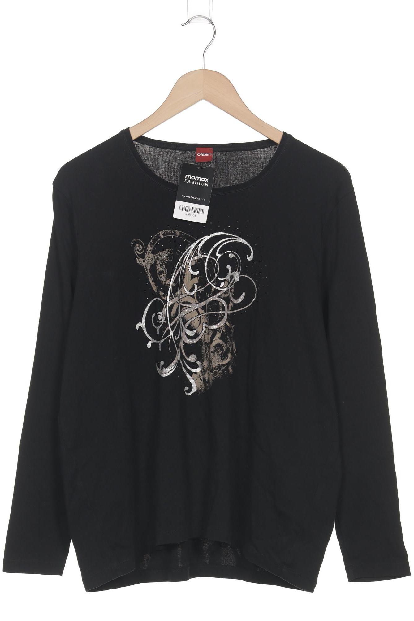 

Olsen Damen Langarmshirt, schwarz, Gr. 46