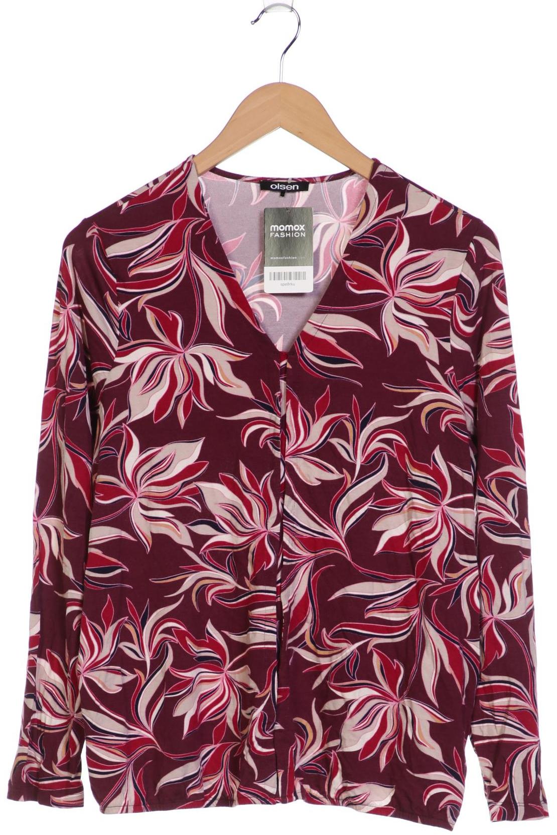 

Olsen Damen Langarmshirt, bordeaux, Gr. 44