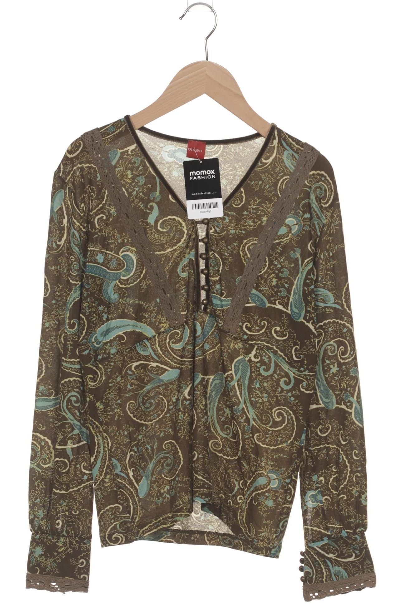 

Olsen Damen Langarmshirt, grün, Gr. 38