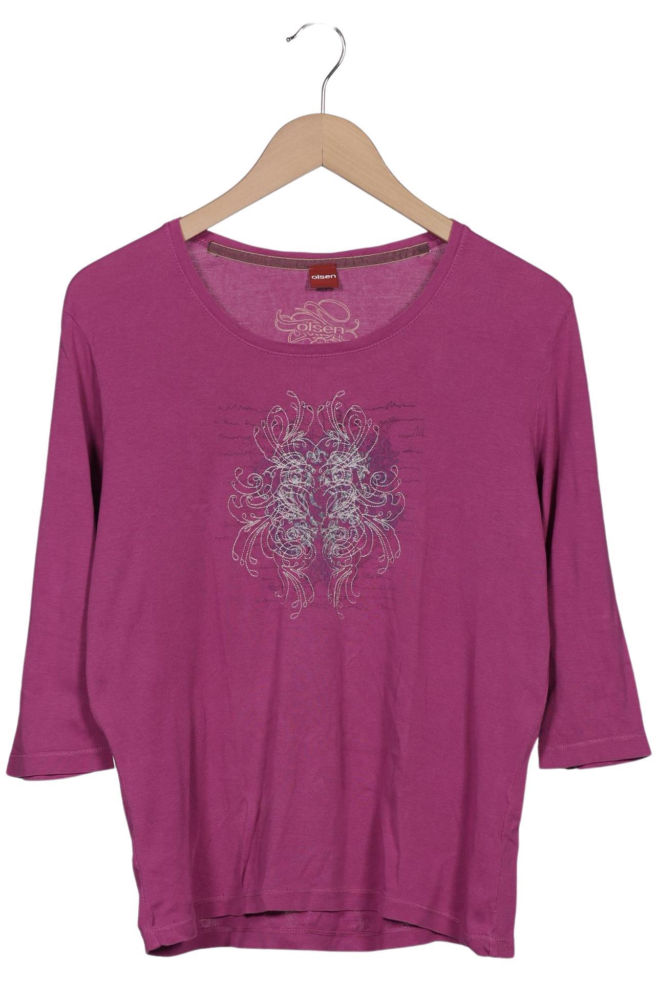 

Olsen Damen Langarmshirt, pink, Gr. 42