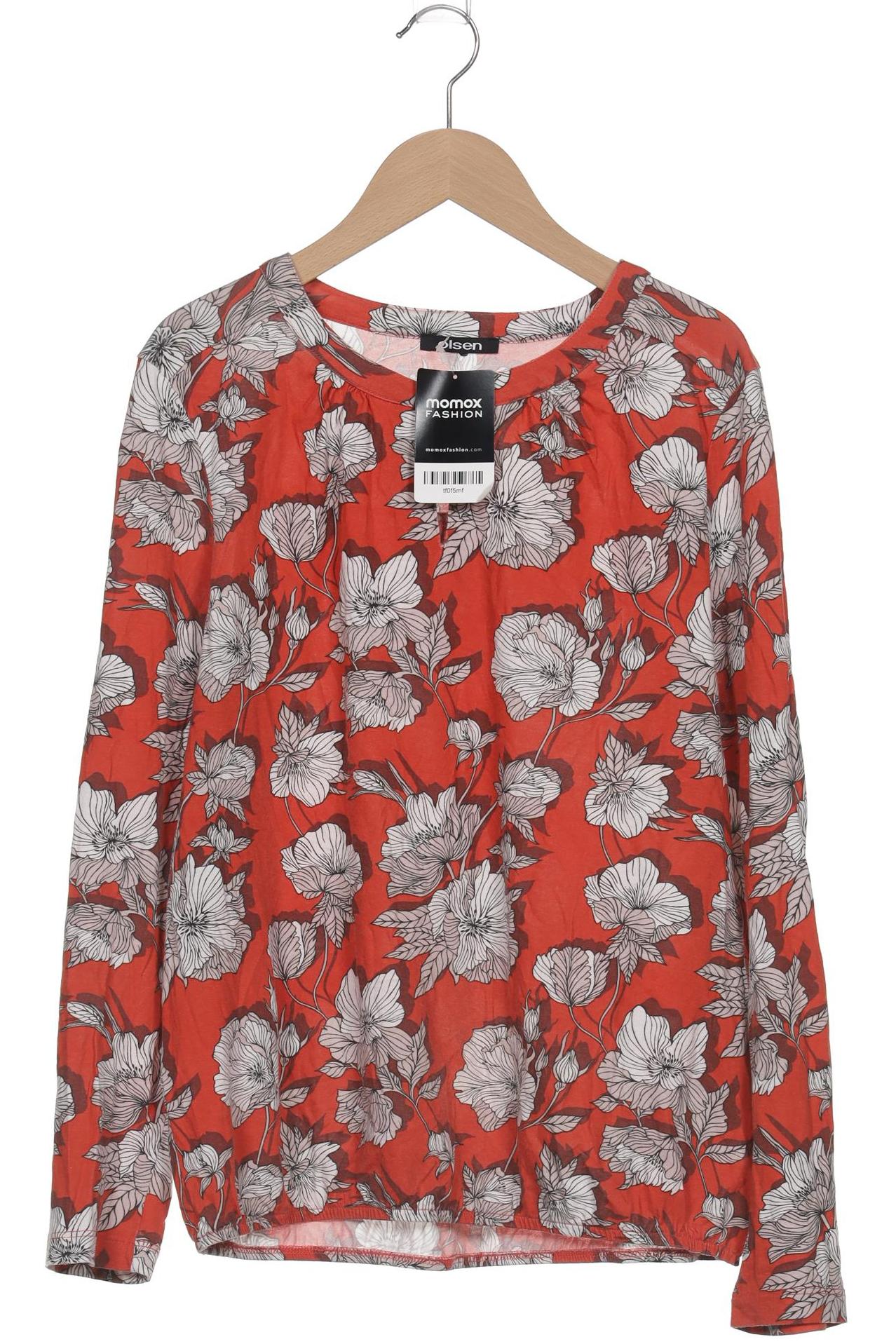 

Olsen Damen Langarmshirt, rot, Gr. 38