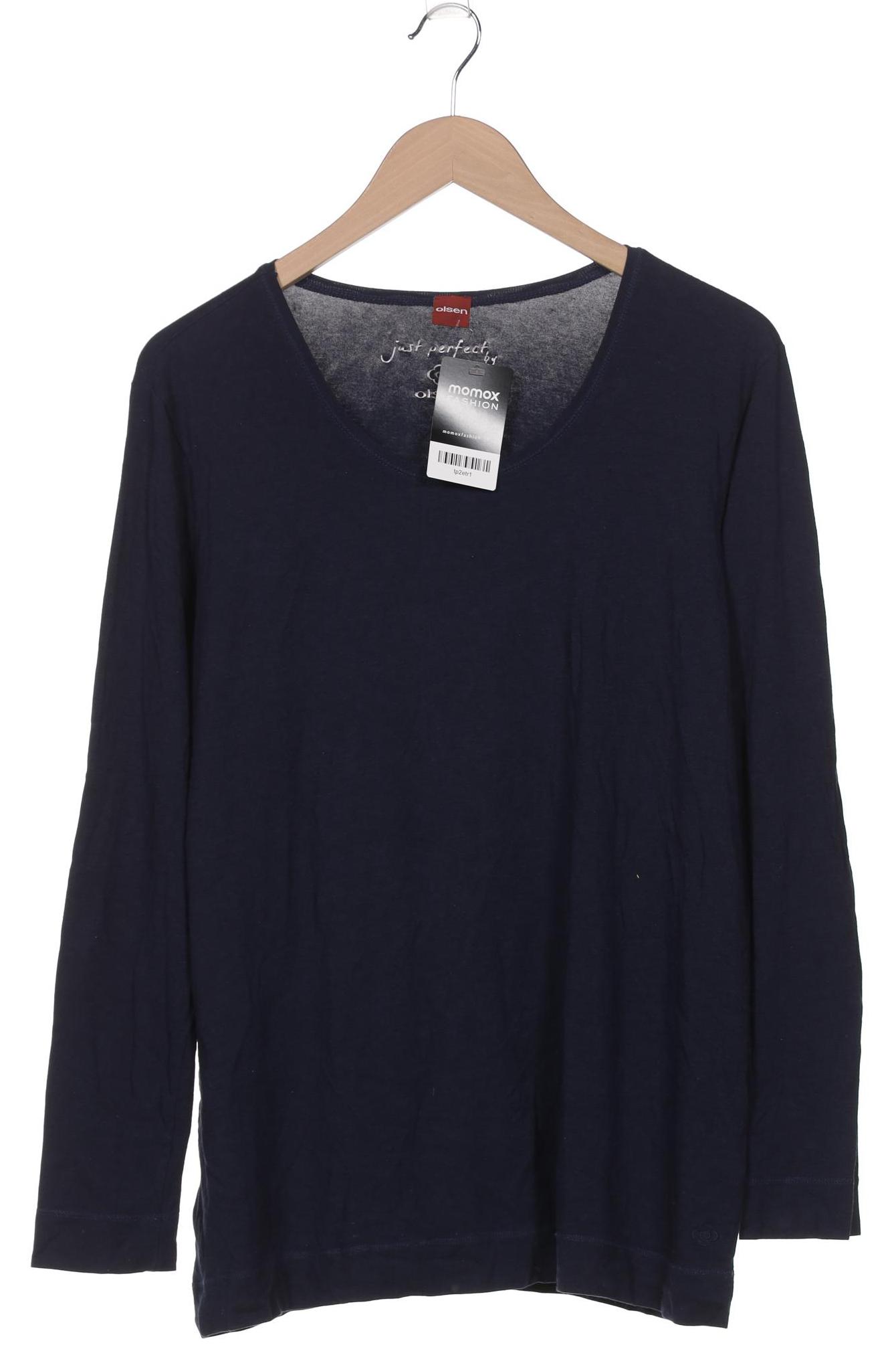 

Olsen Damen Langarmshirt, marineblau, Gr. 46