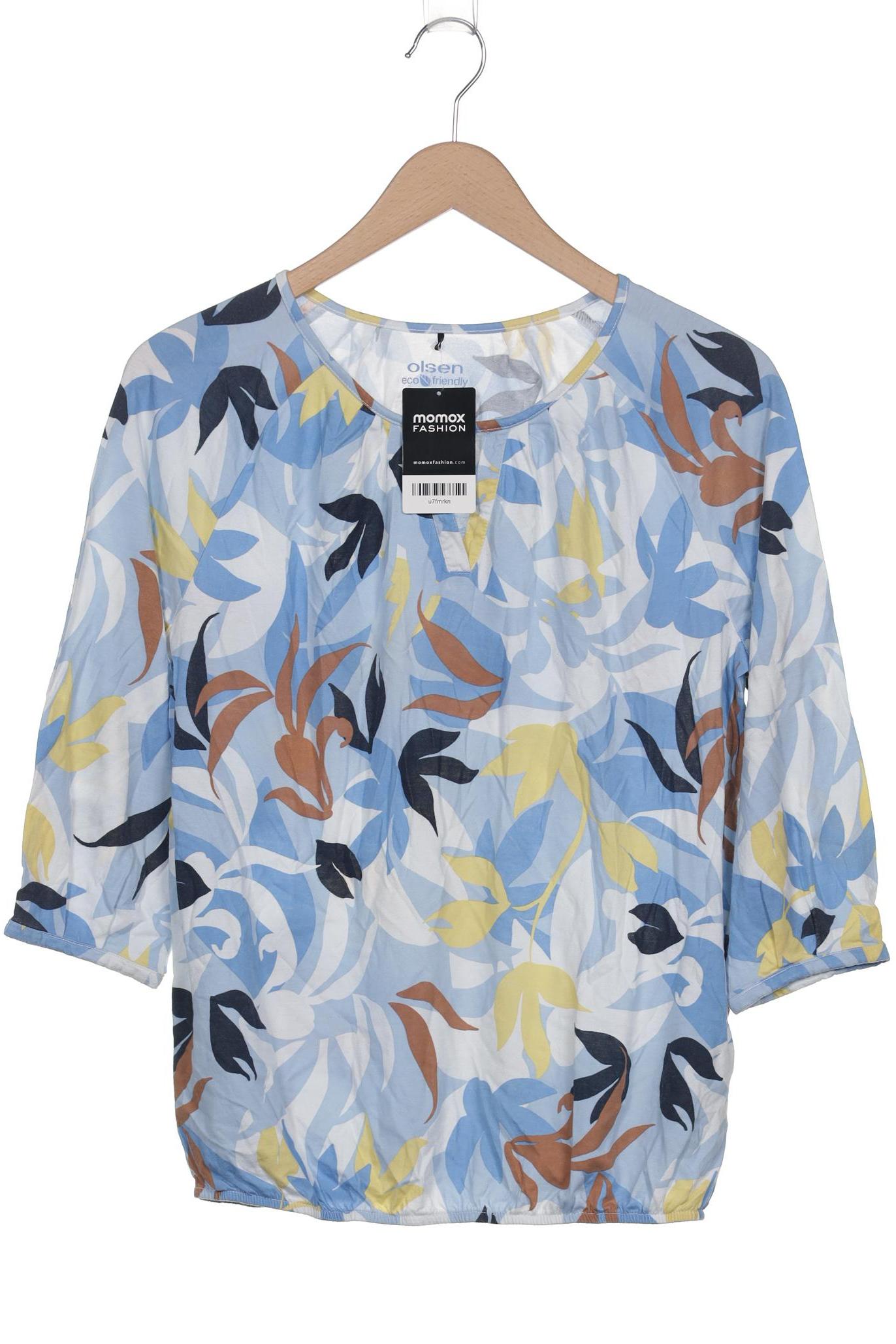 

Olsen Damen Langarmshirt, blau, Gr. 38