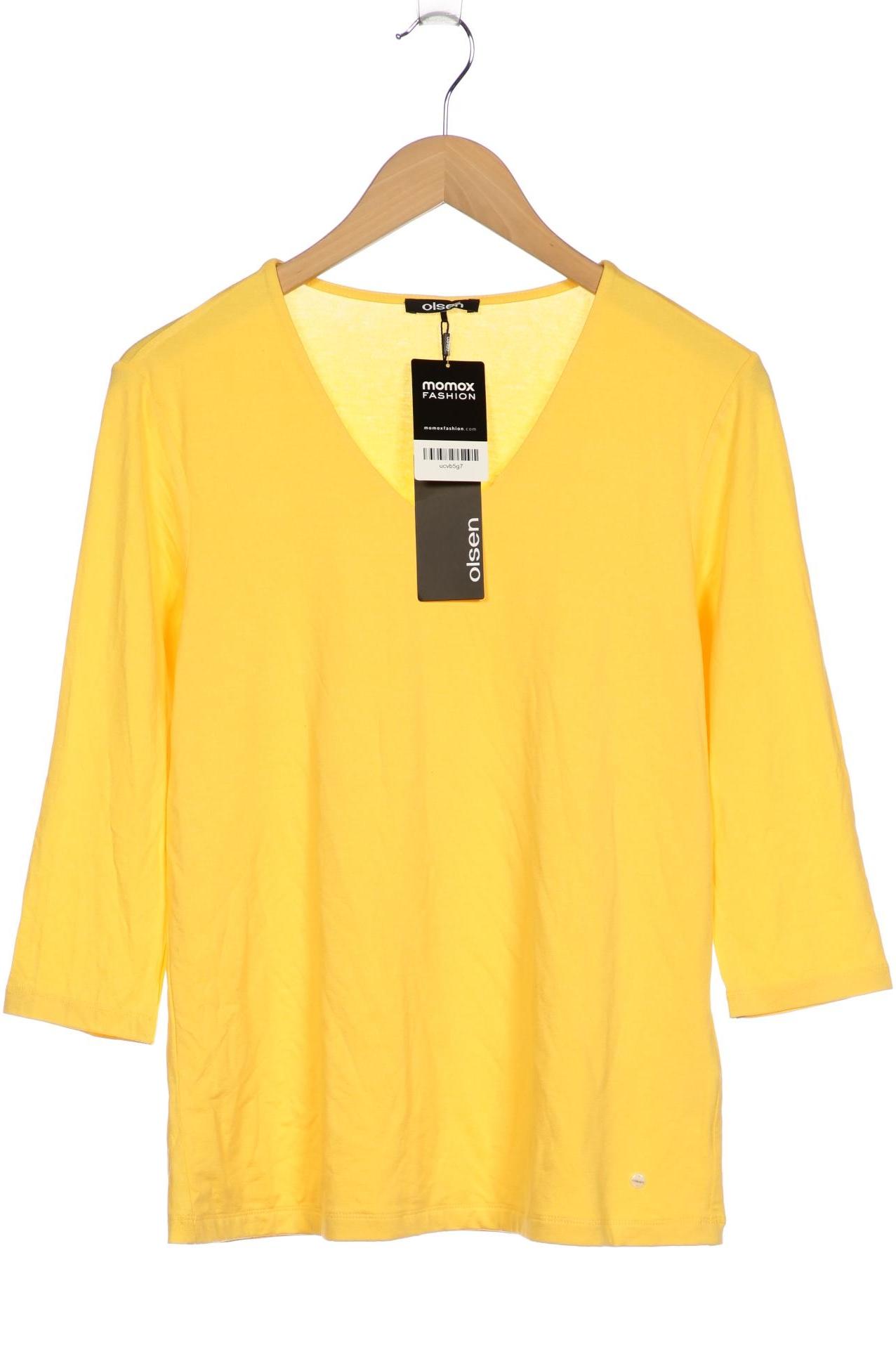 

Olsen Damen Langarmshirt, gelb, Gr. 40