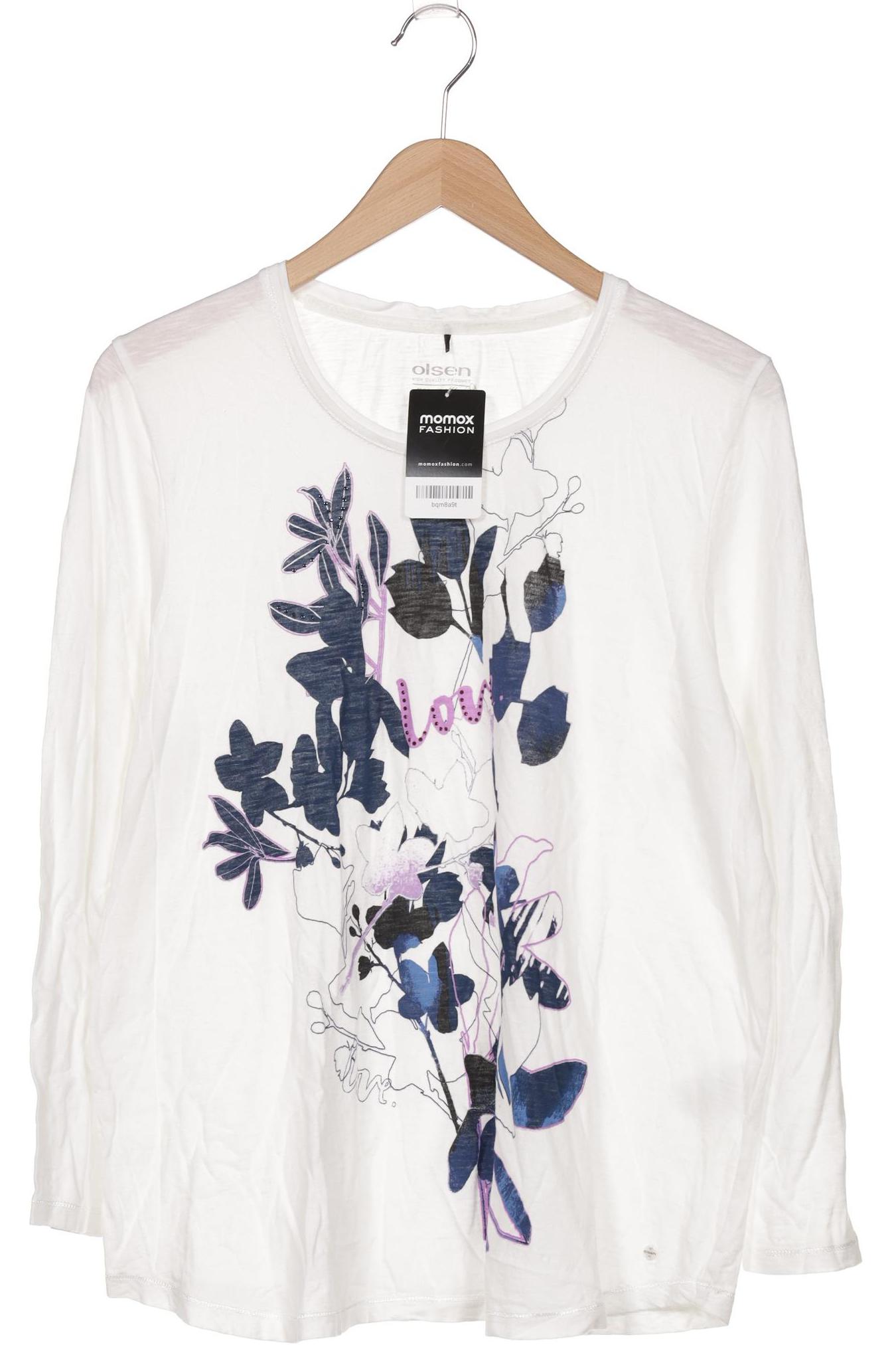 

Olsen Damen Langarmshirt, weiß, Gr. 48
