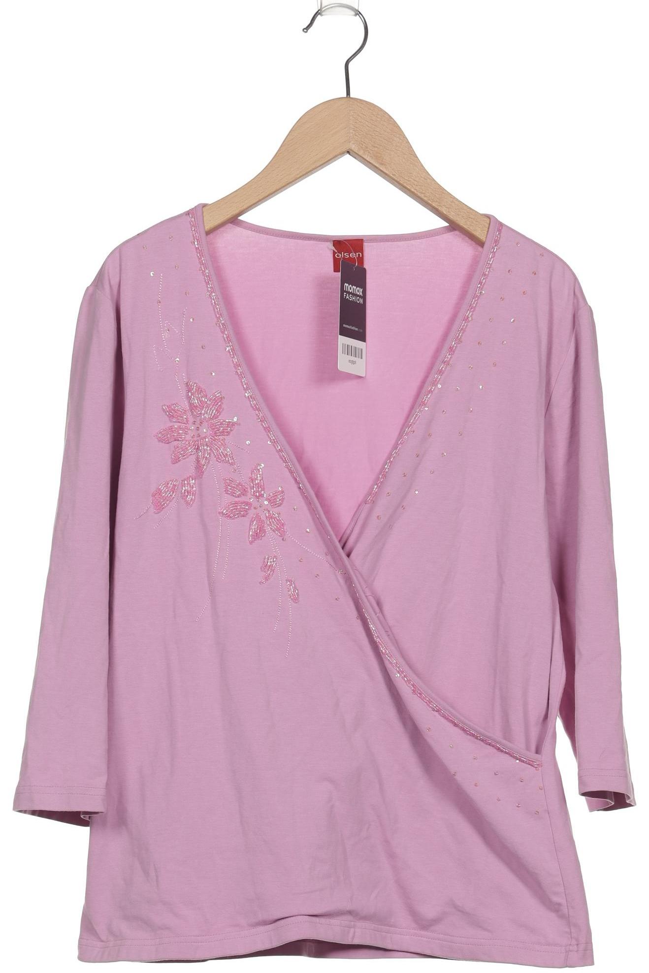 

Olsen Damen Langarmshirt, pink, Gr. 42