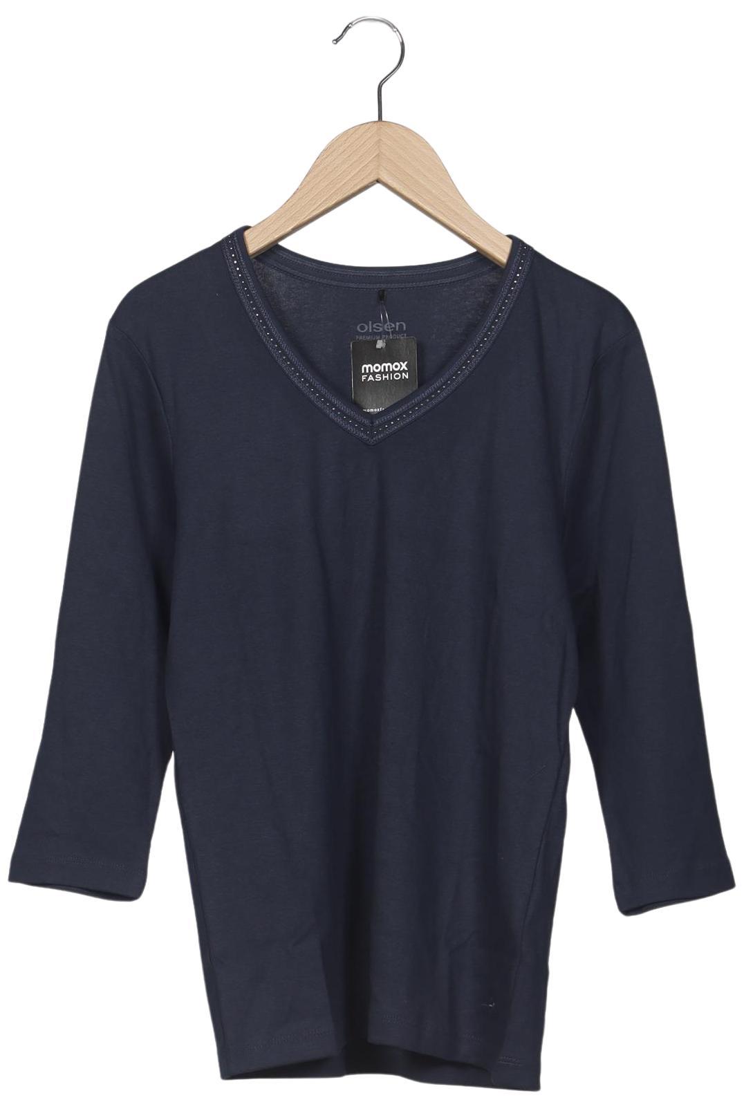 

Olsen Damen Langarmshirt, marineblau, Gr. 38