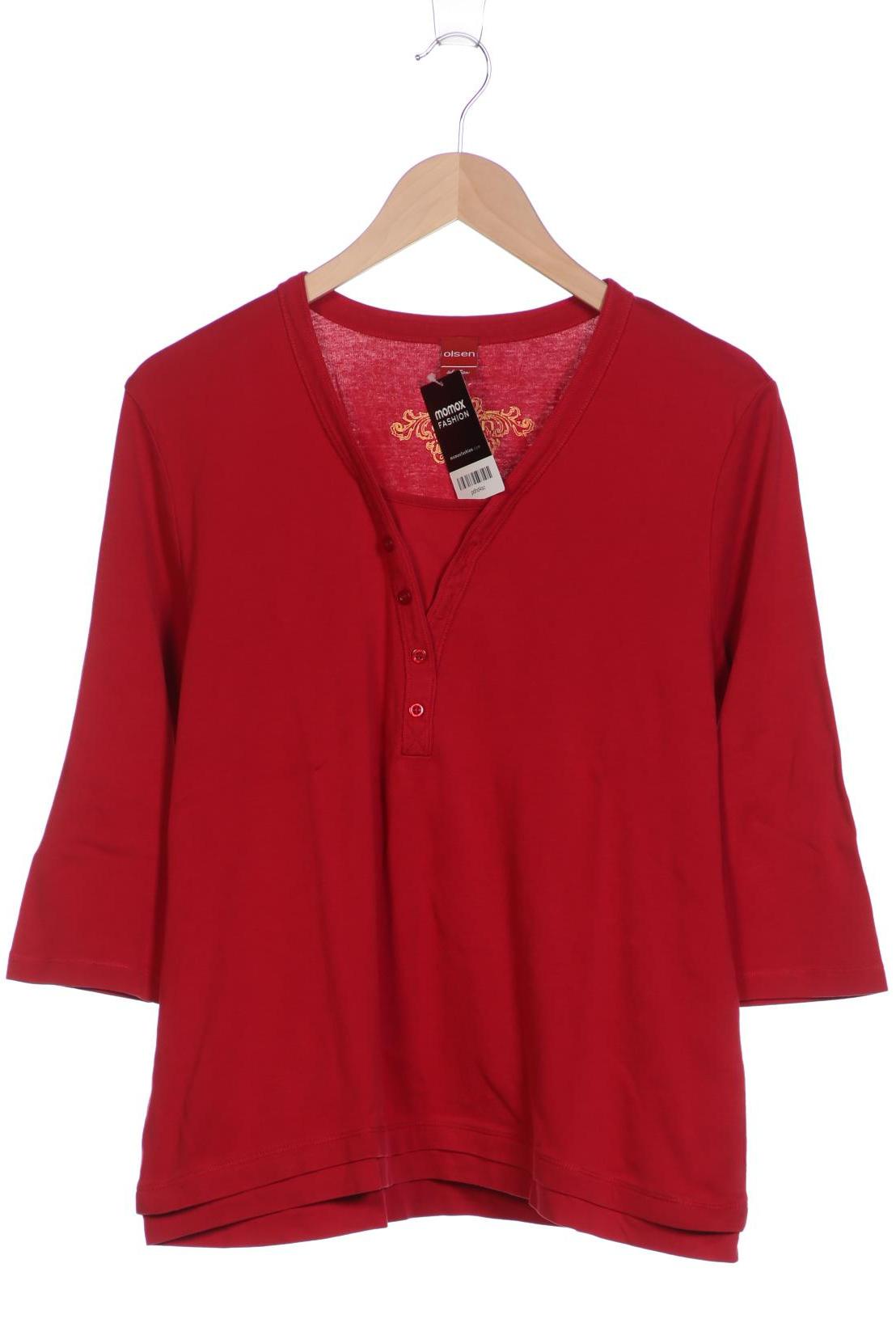 

Olsen Damen Langarmshirt, rot, Gr. 46