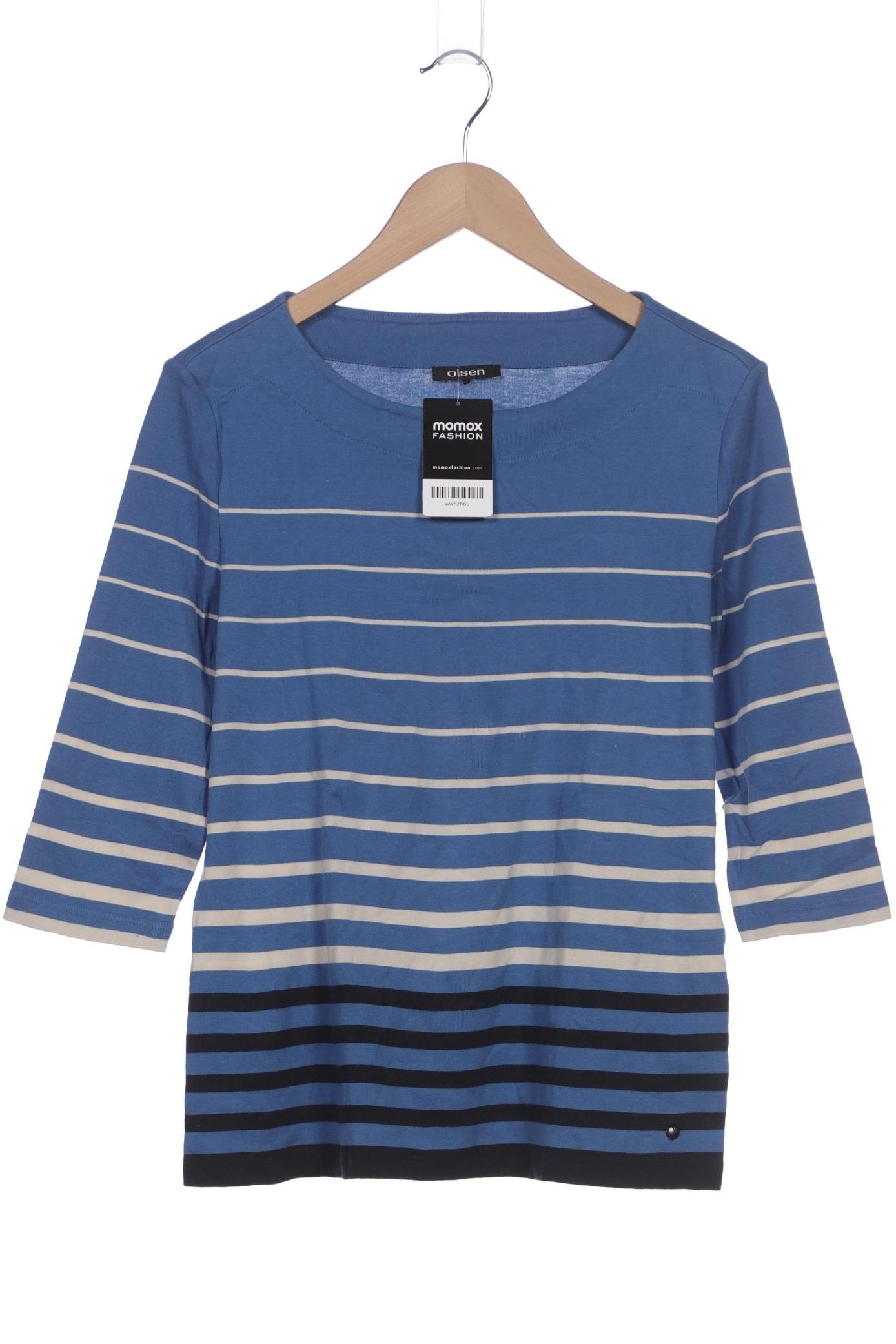 

Olsen Damen Langarmshirt, blau, Gr. 44
