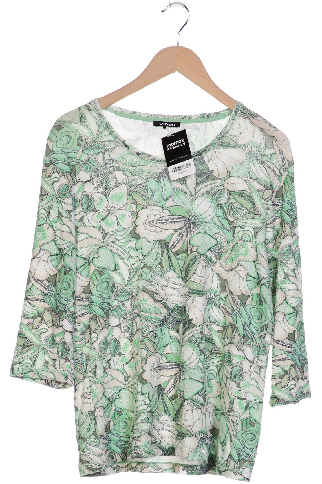 

Olsen Damen Langarmshirt, grün, Gr. 44