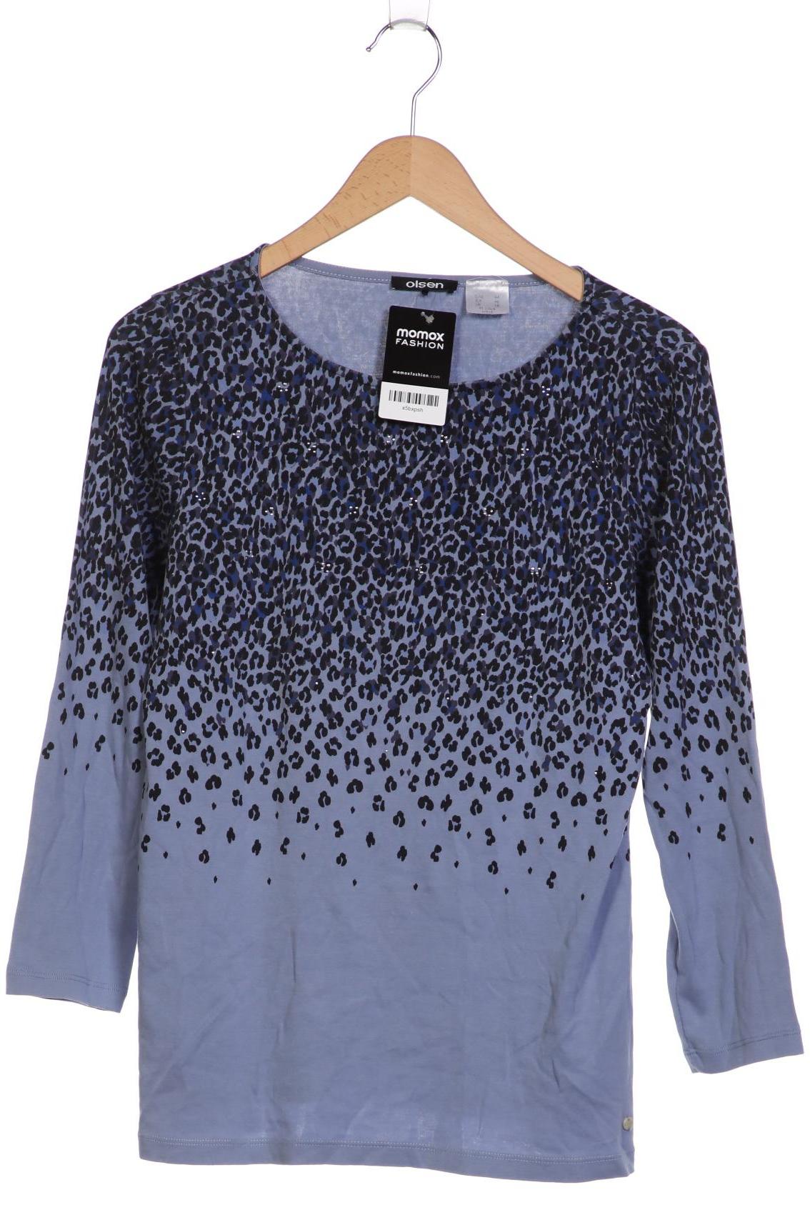 

Olsen Damen Langarmshirt, blau, Gr. 44