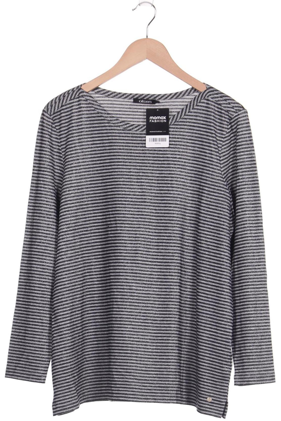 

Olsen Damen Langarmshirt, grau, Gr. 48