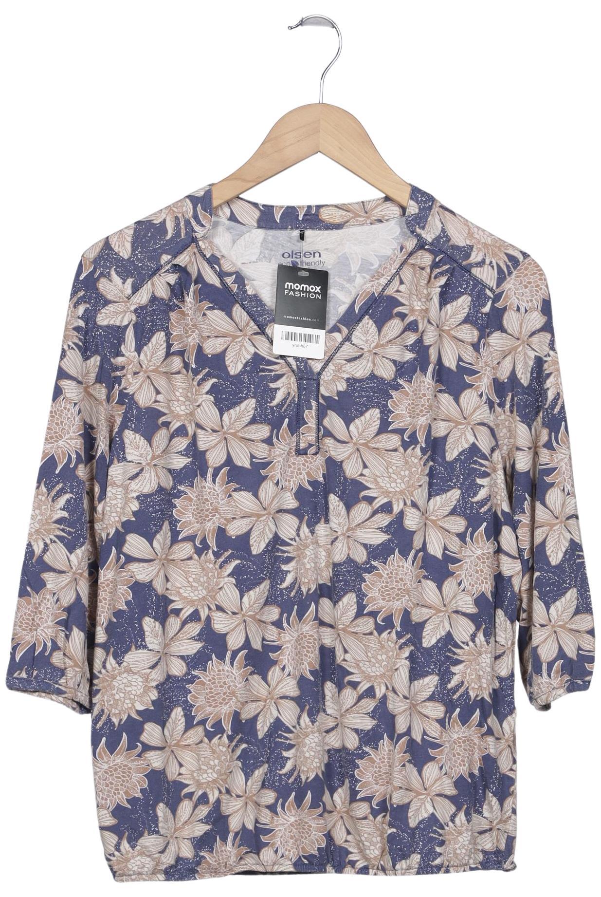 

Olsen Damen Langarmshirt, blau, Gr. 42