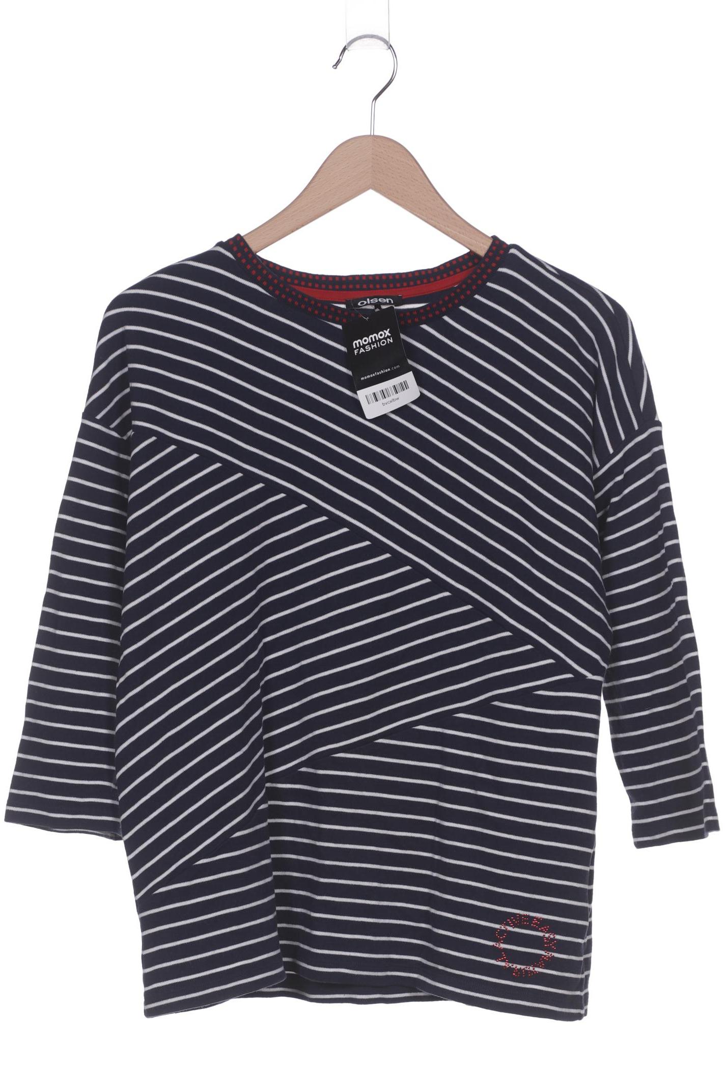 

Olsen Damen Langarmshirt, marineblau, Gr. 40