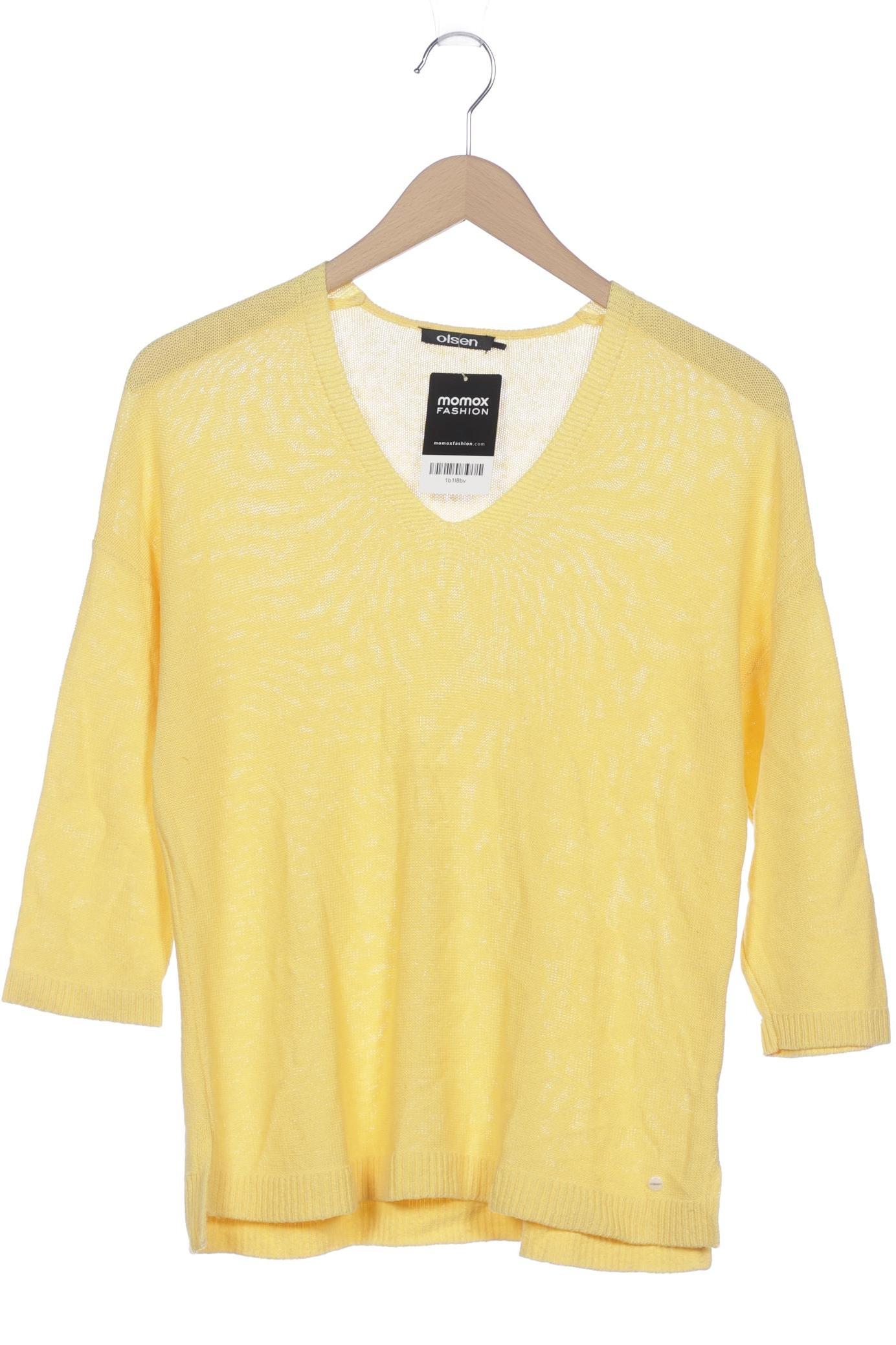 

Olsen Damen Pullover, gelb, Gr. 38