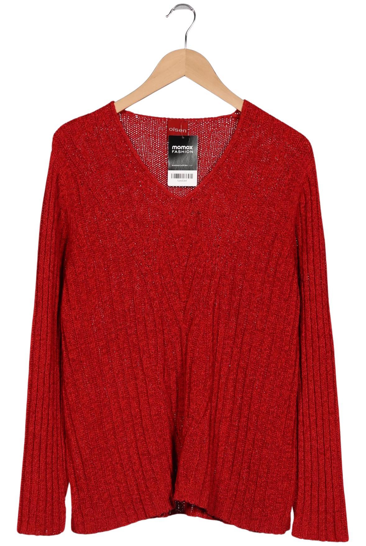 

Olsen Damen Pullover, rot, Gr. 44