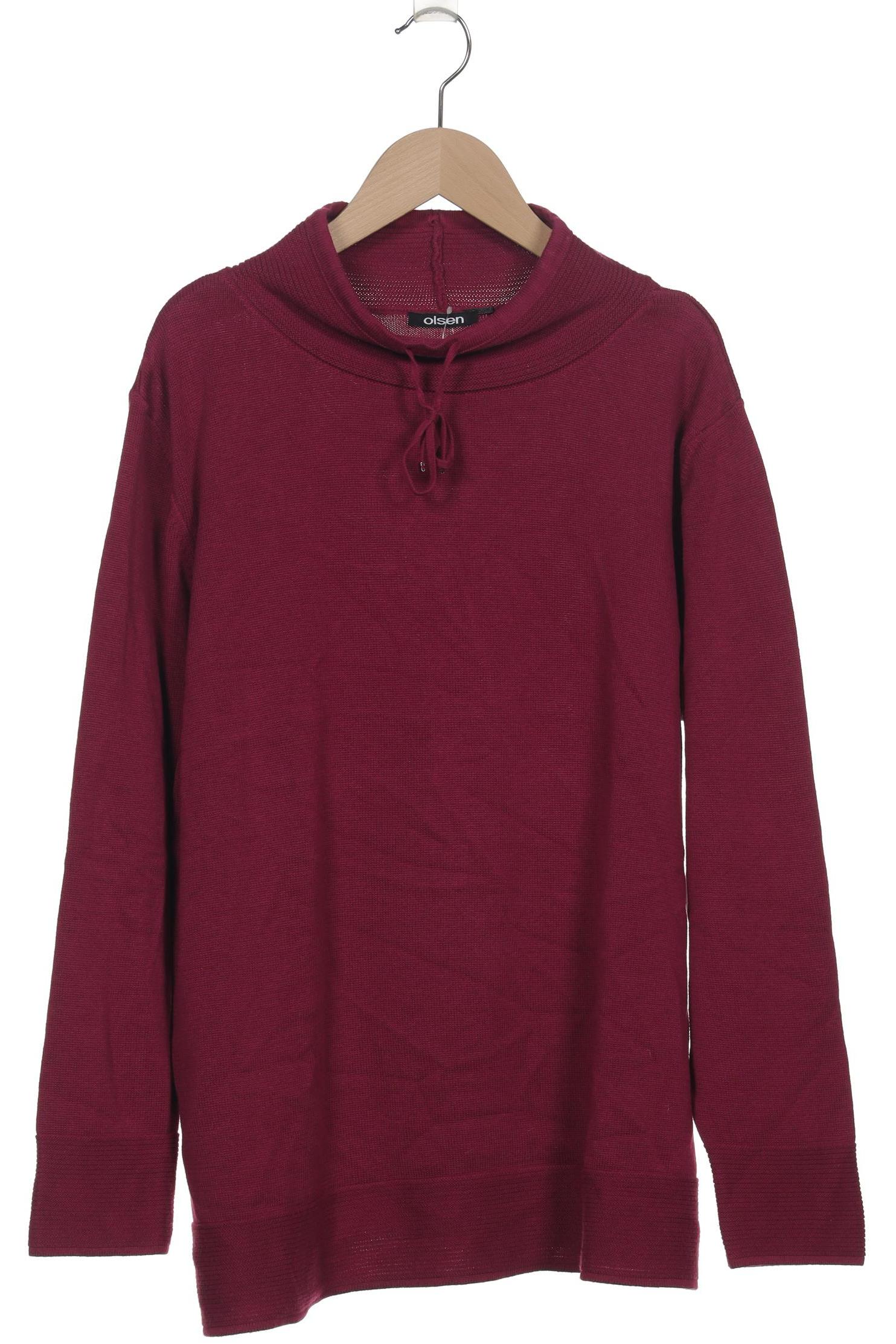 

Olsen Damen Pullover, bordeaux, Gr. 48