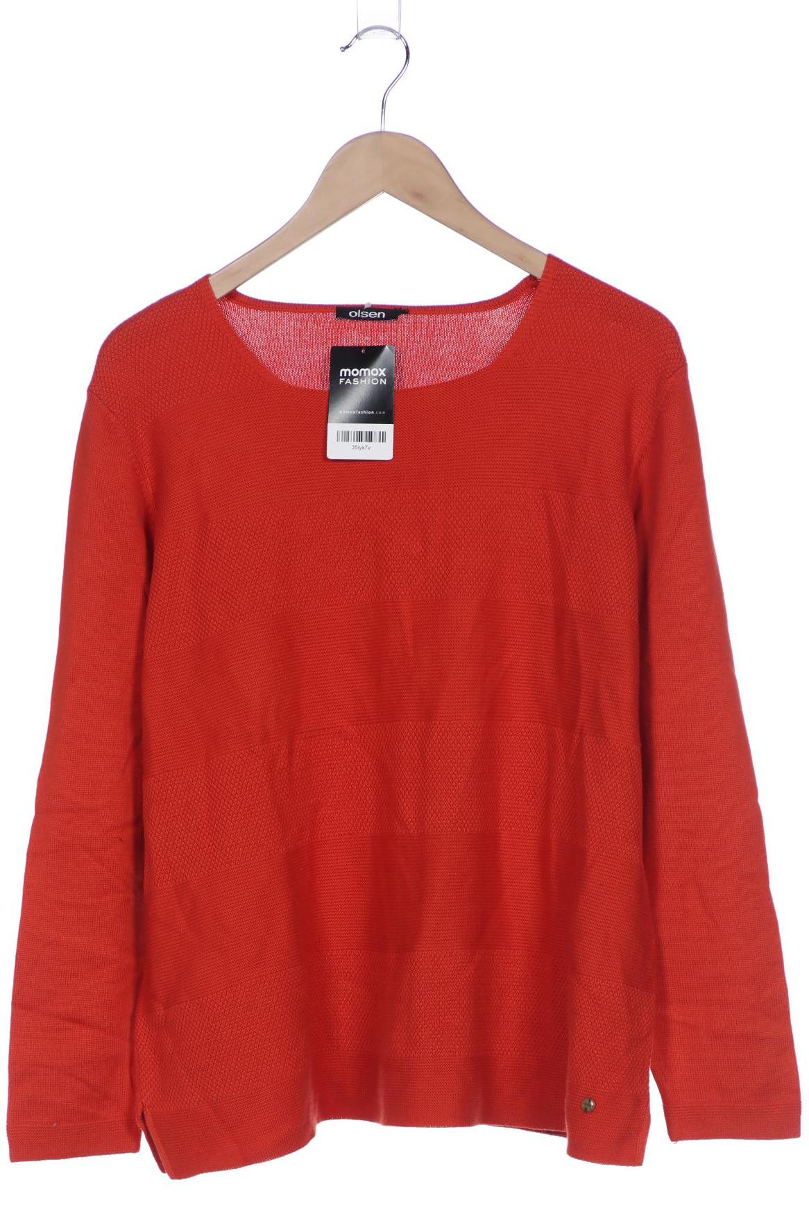 

Olsen Damen Pullover, rot, Gr. 48