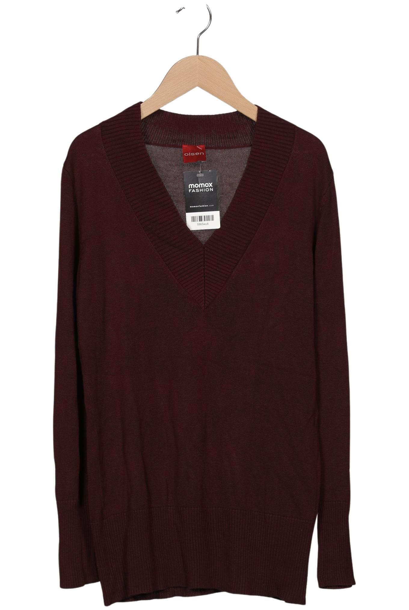 

Olsen Damen Pullover, bordeaux, Gr. 38