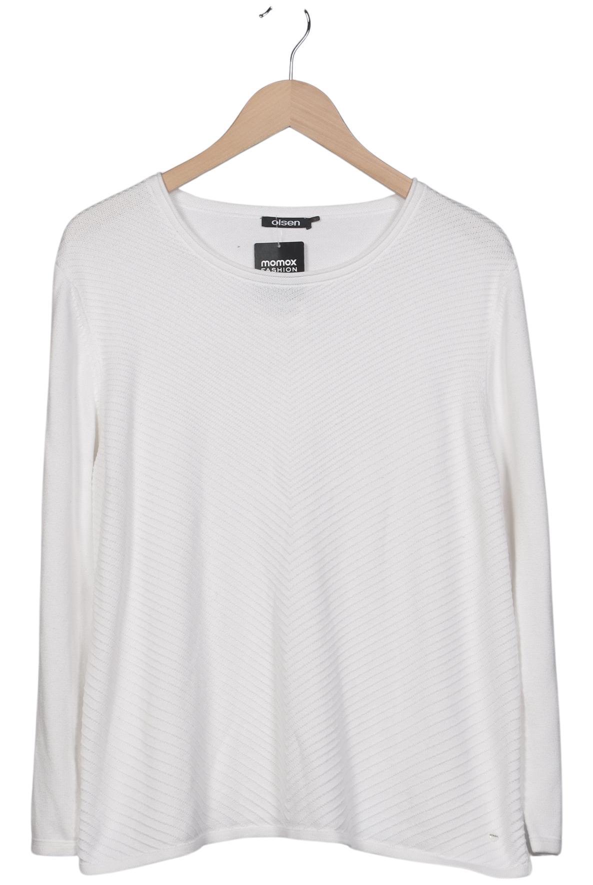 

Olsen Damen Pullover, weiß, Gr. 48