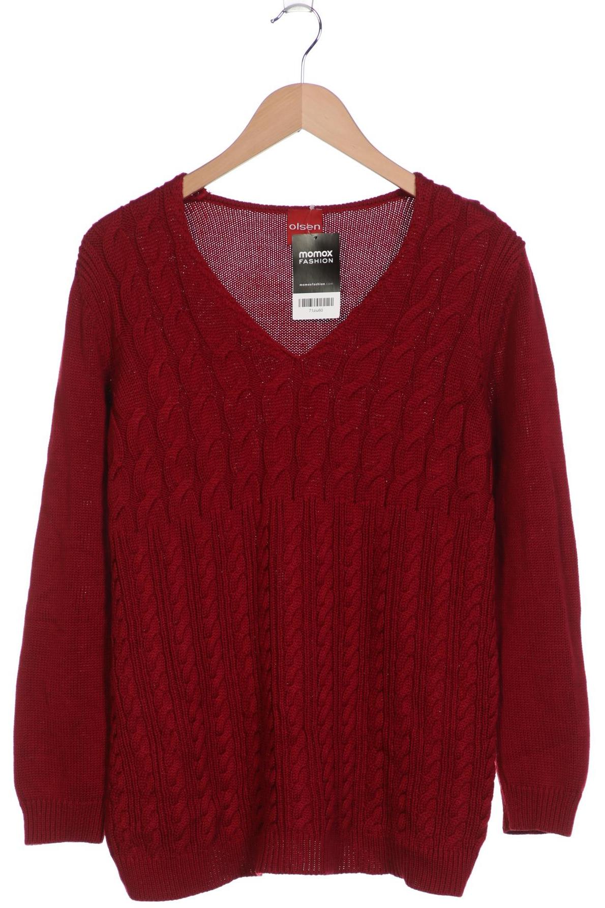 

Olsen Damen Pullover, bordeaux, Gr. 48