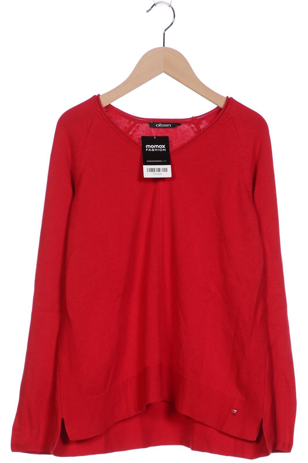 

Olsen Damen Pullover, rot, Gr. 42