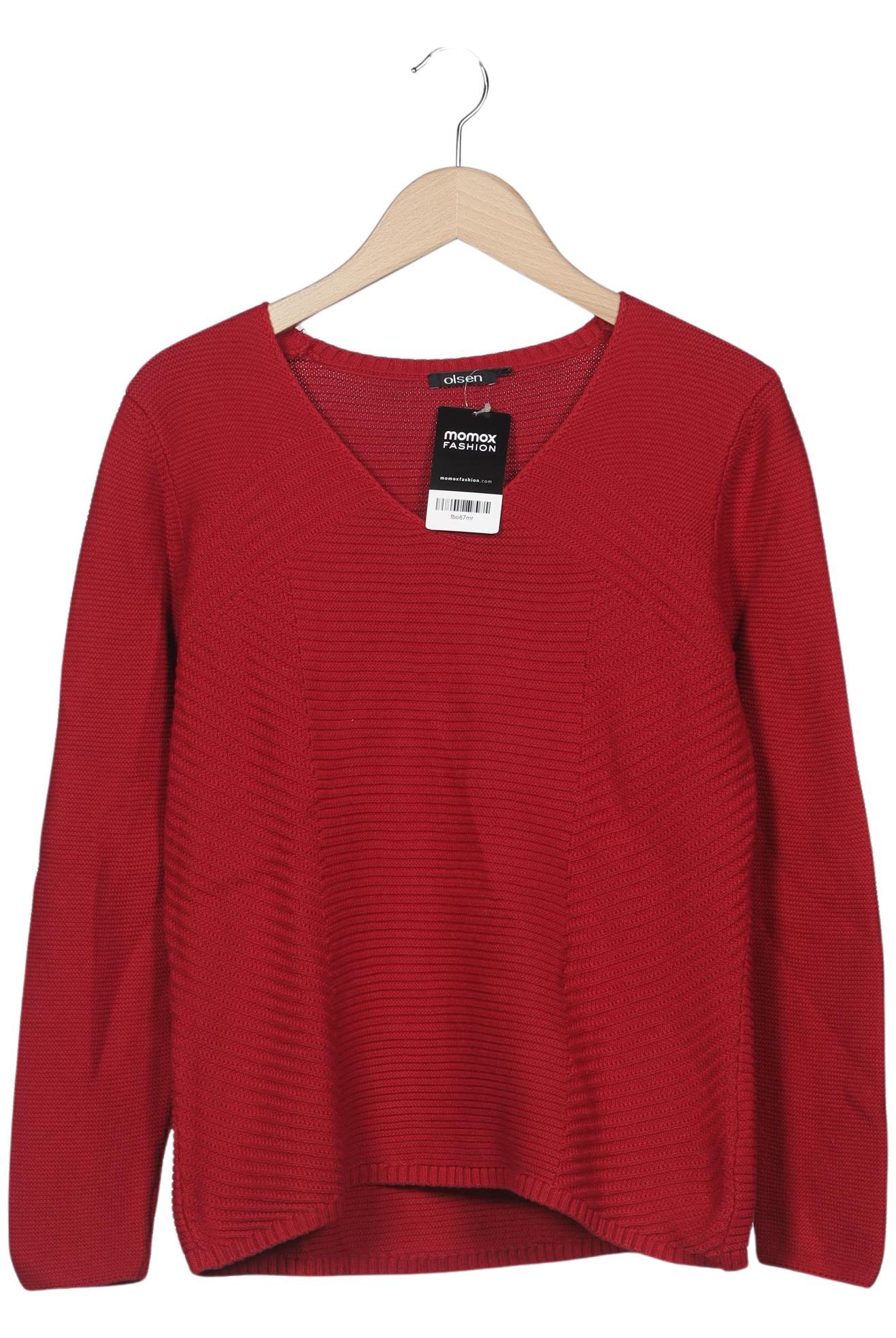 

Olsen Damen Pullover, rot, Gr. 40