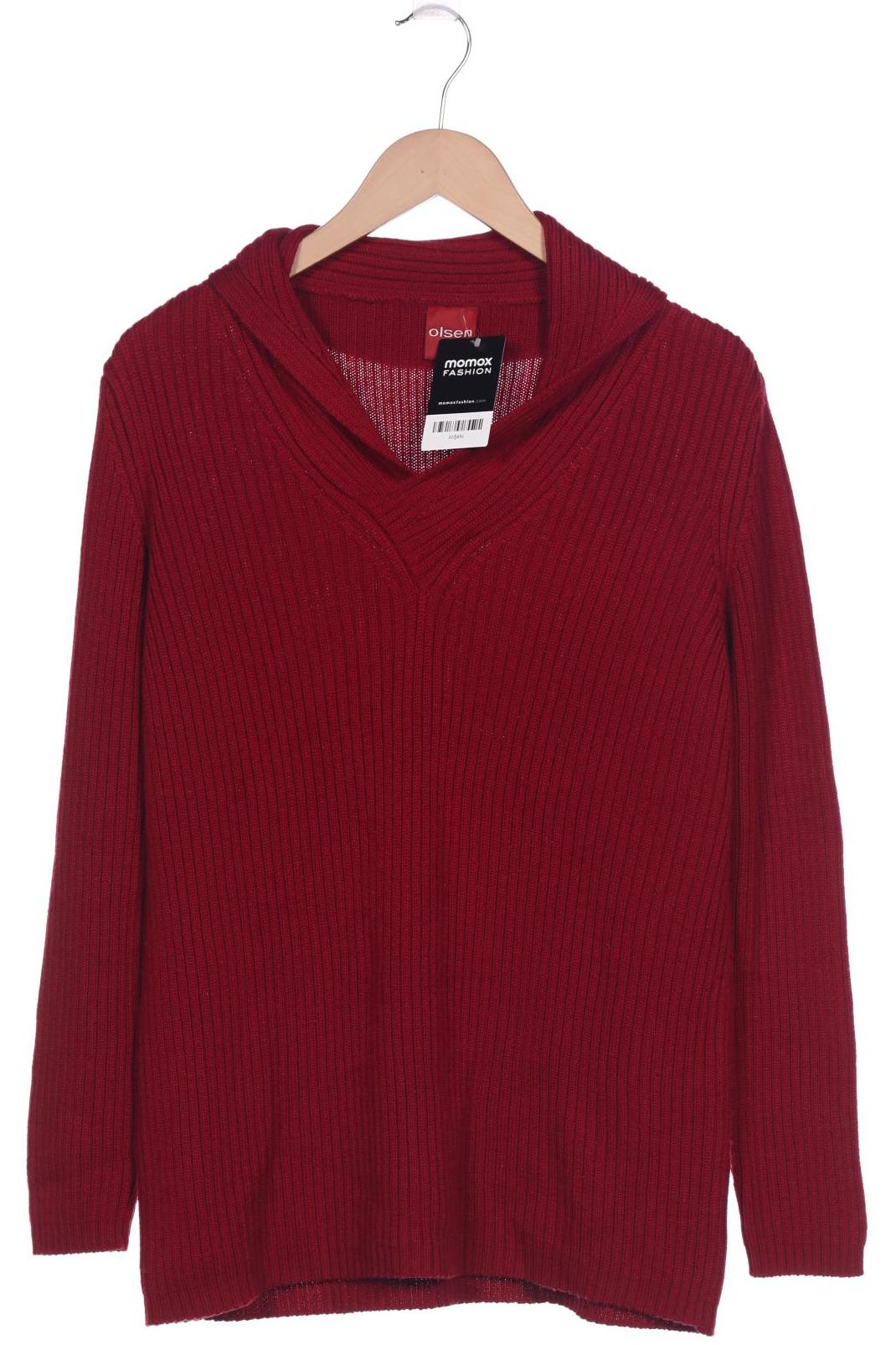 

Olsen Damen Pullover, bordeaux, Gr. 48