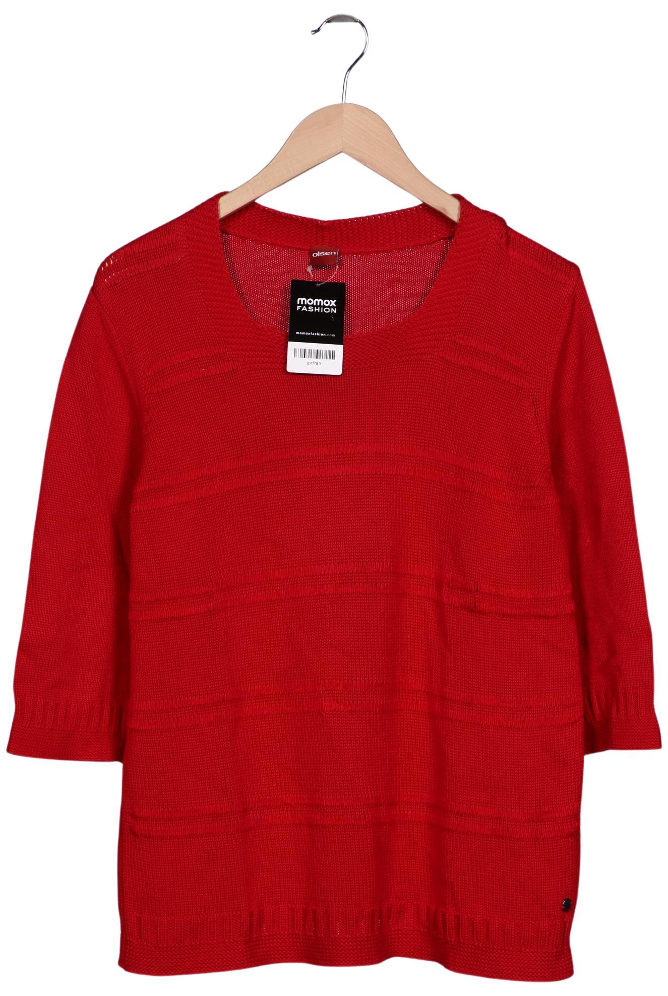 

Olsen Damen Pullover, rot, Gr. 44