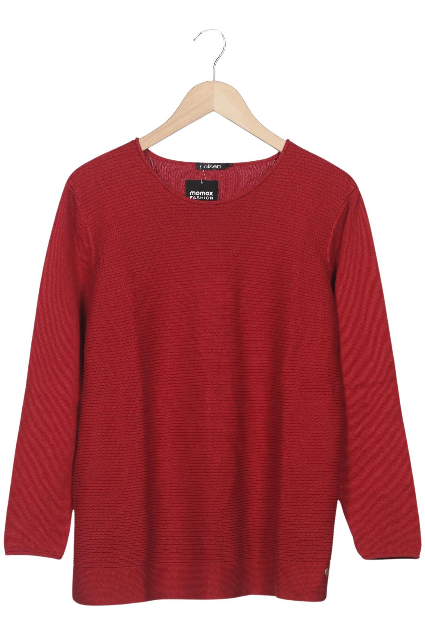 

Olsen Damen Pullover, rot, Gr. 48