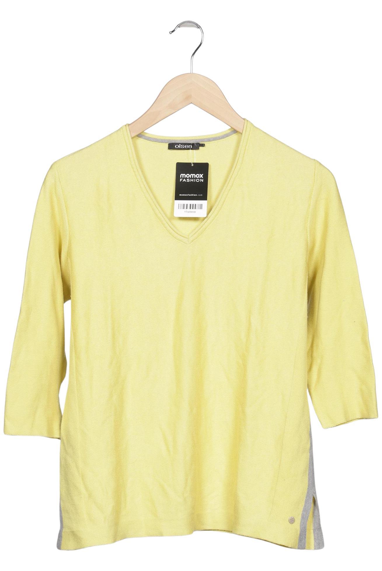 

Olsen Damen Pullover, gelb, Gr. 38