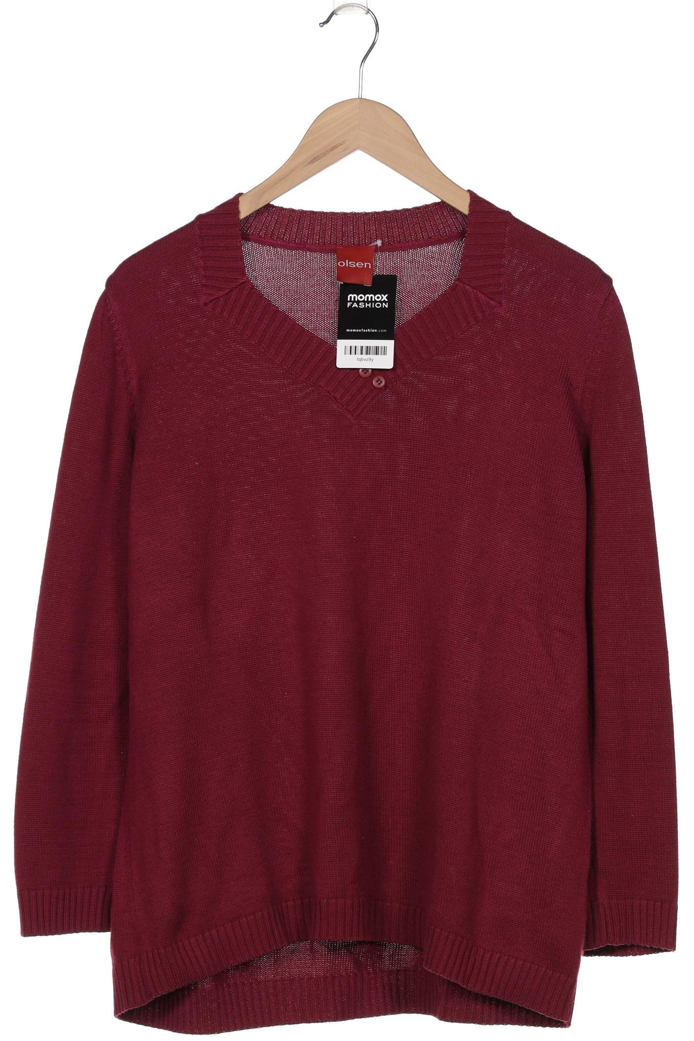 

Olsen Damen Pullover, bordeaux, Gr. 48