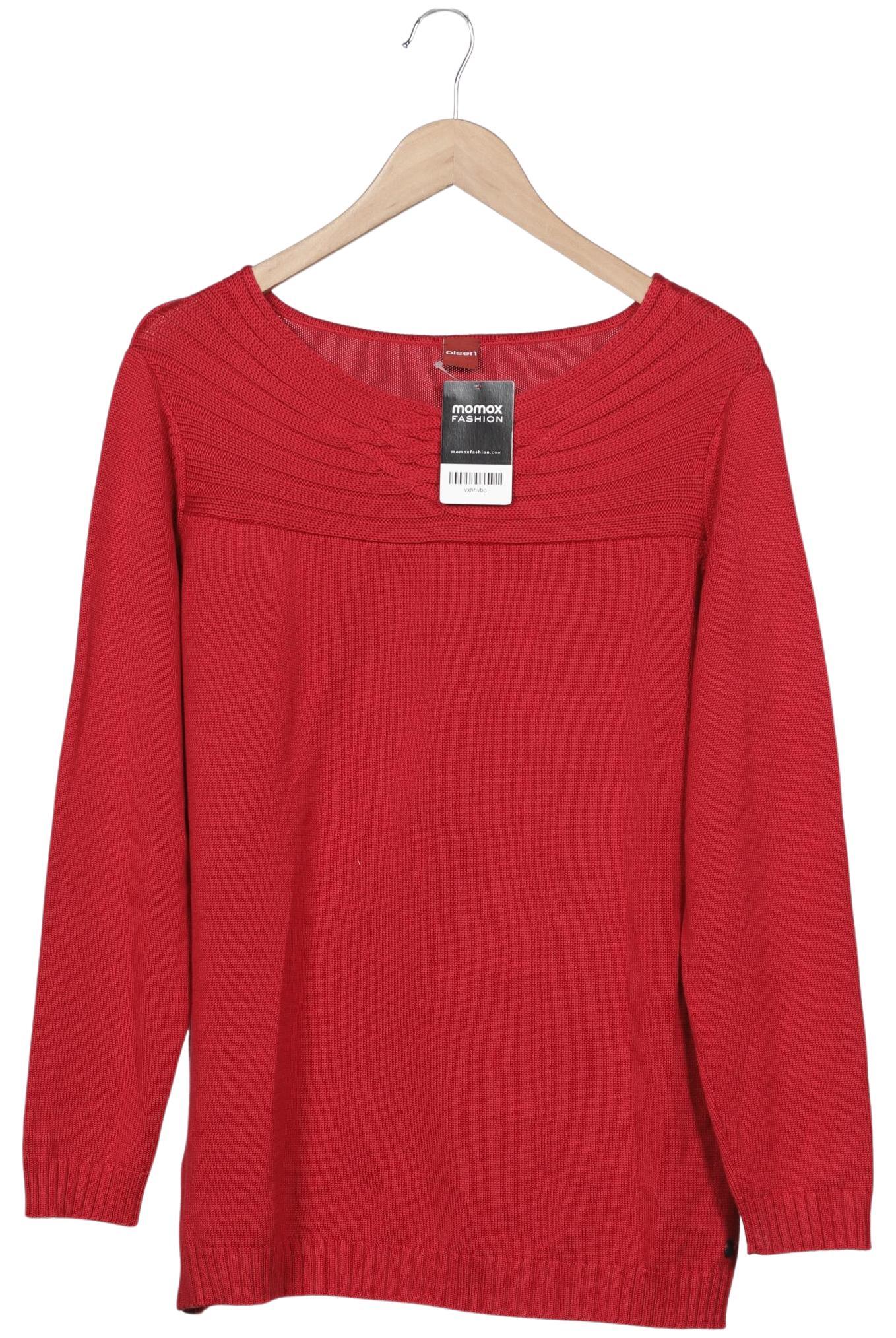 

Olsen Damen Pullover, rot, Gr. 48