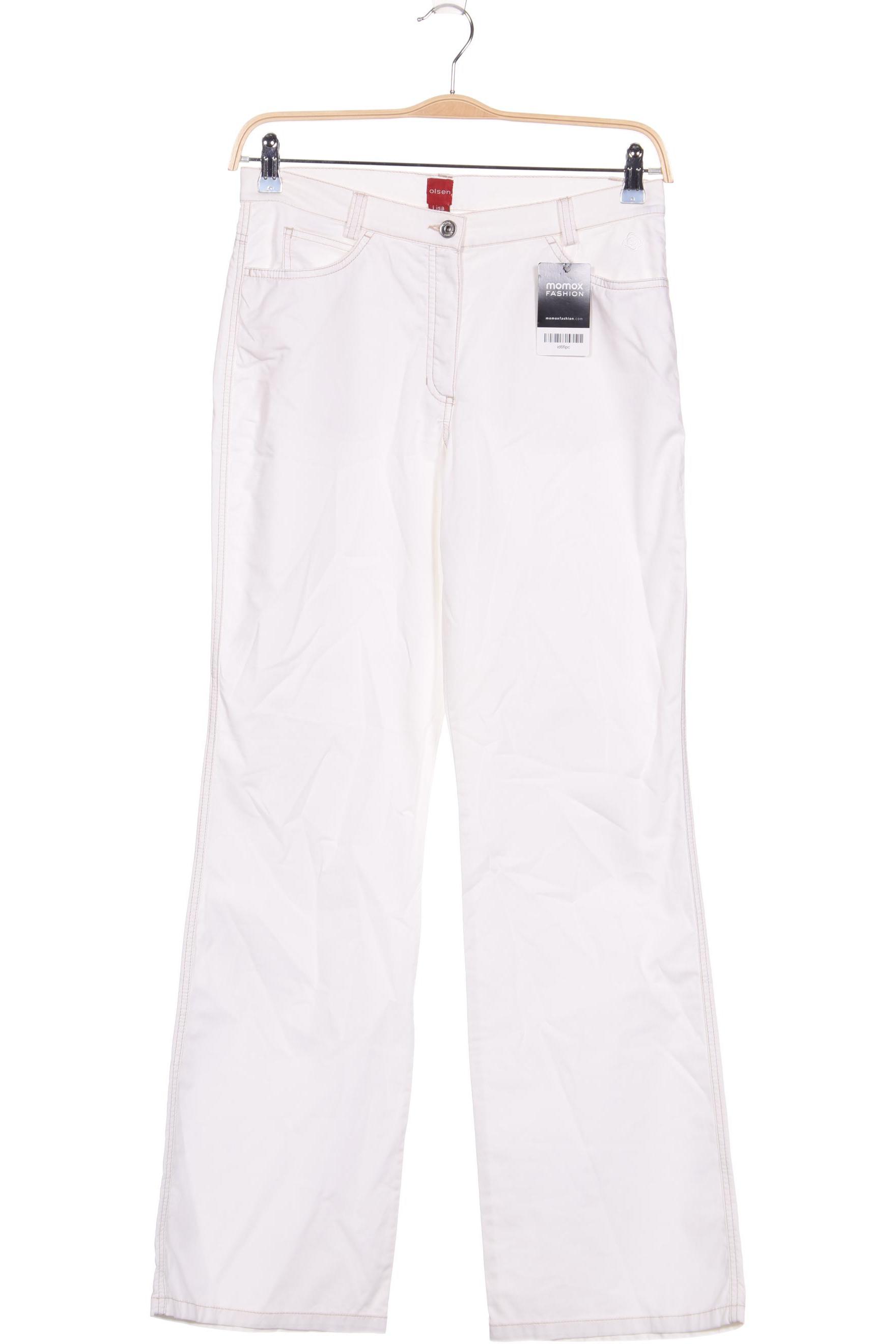 

Olsen Damen Stoffhose, cremeweiß