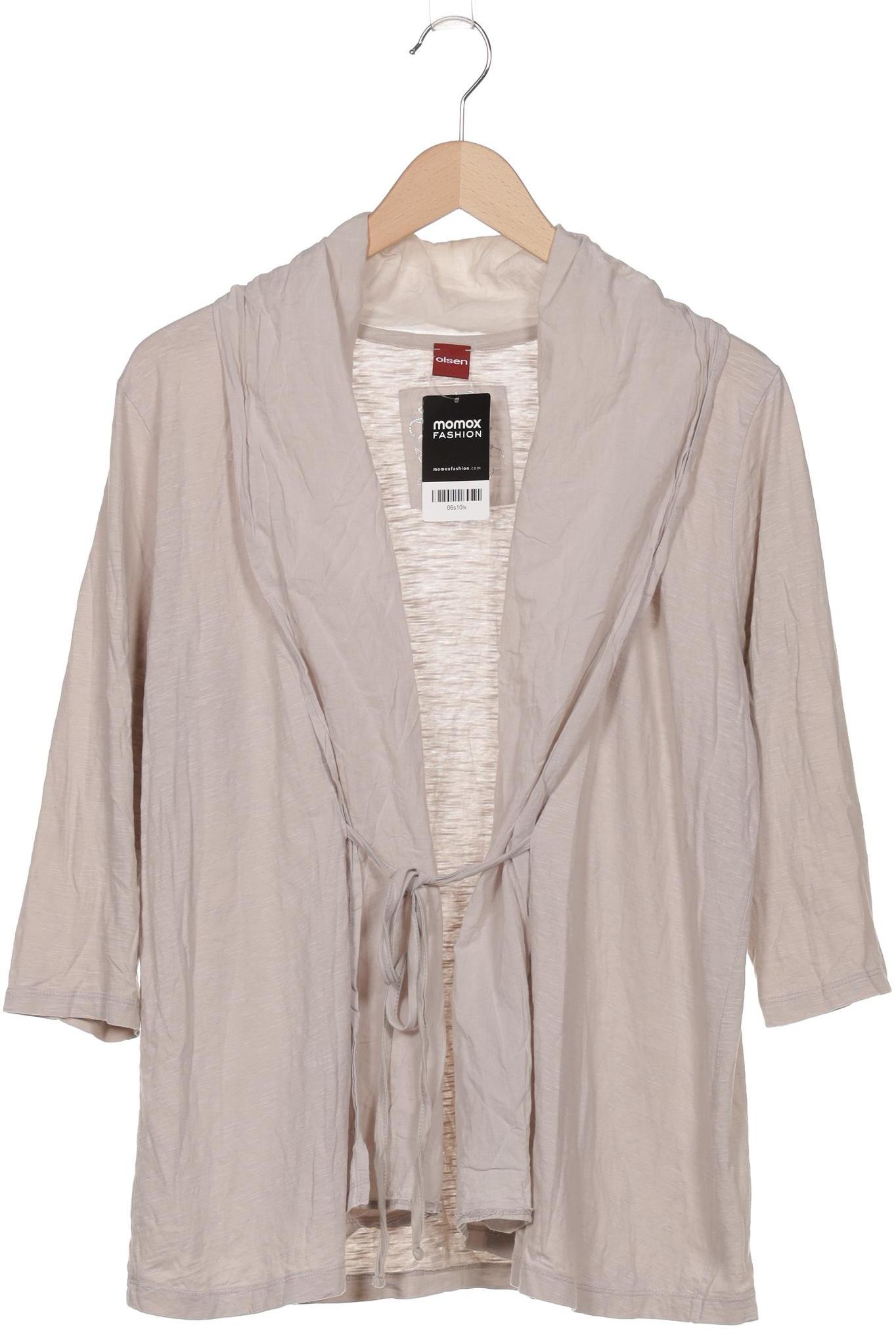 

Olsen Damen Strickjacke, beige, Gr. 42