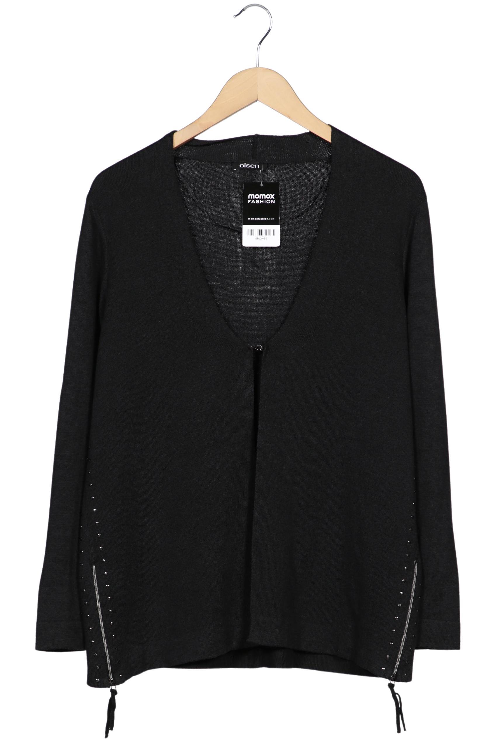 

Olsen Damen Strickjacke, schwarz, Gr. 42