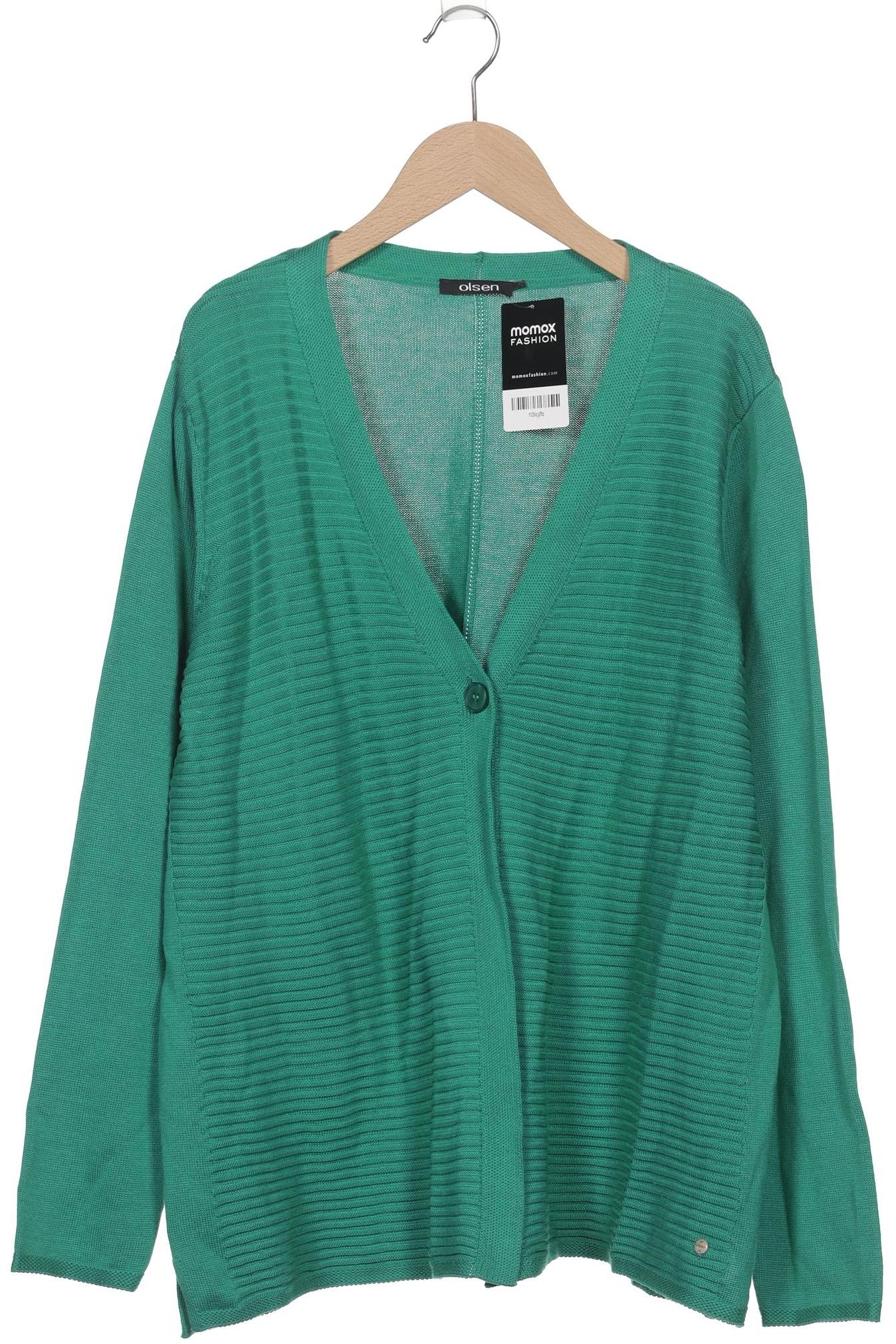 

Olsen Damen Strickjacke, türkis, Gr. 44