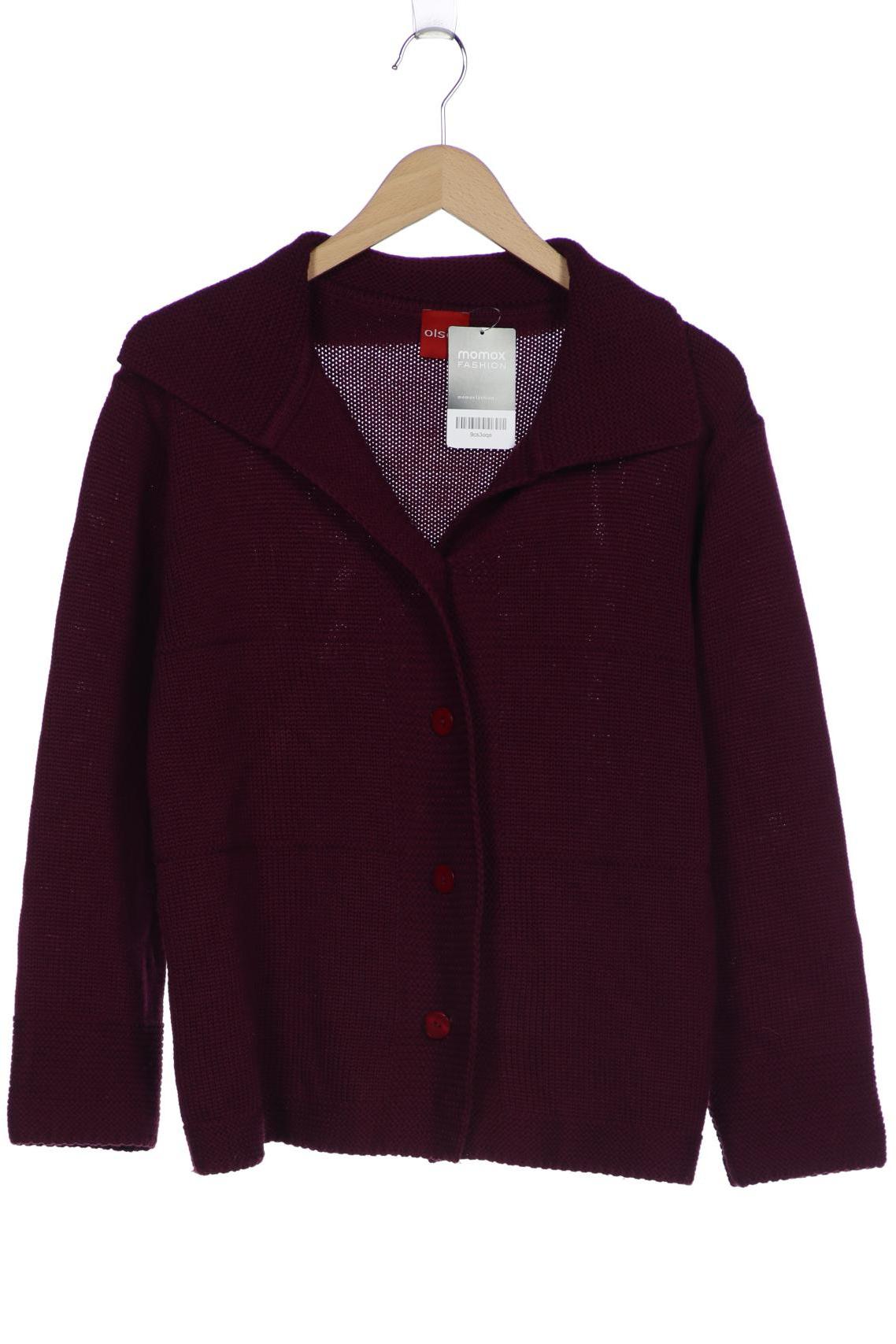 

Olsen Damen Strickjacke, bordeaux, Gr. 38