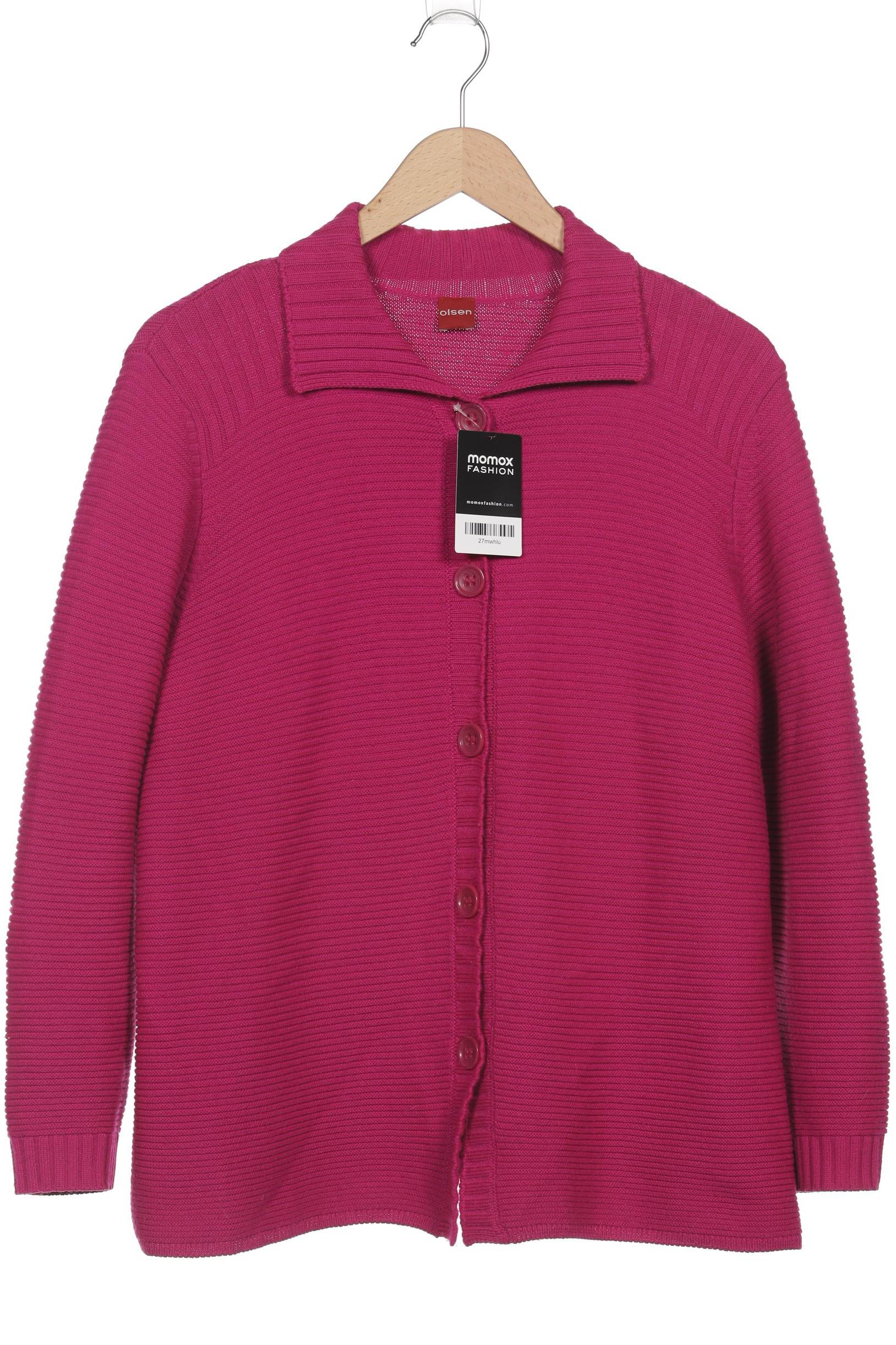 

Olsen Damen Strickjacke, pink, Gr. 46