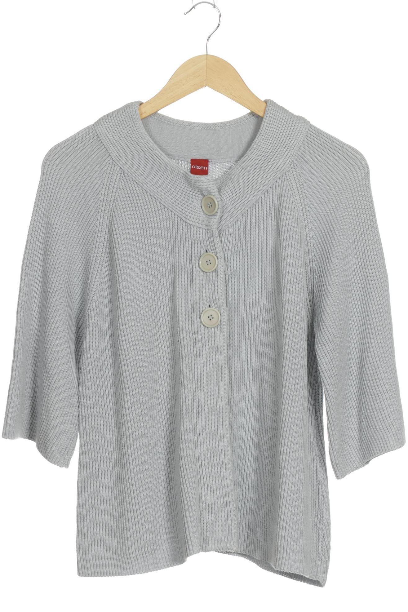

Olsen Damen Strickjacke, grau, Gr. 42