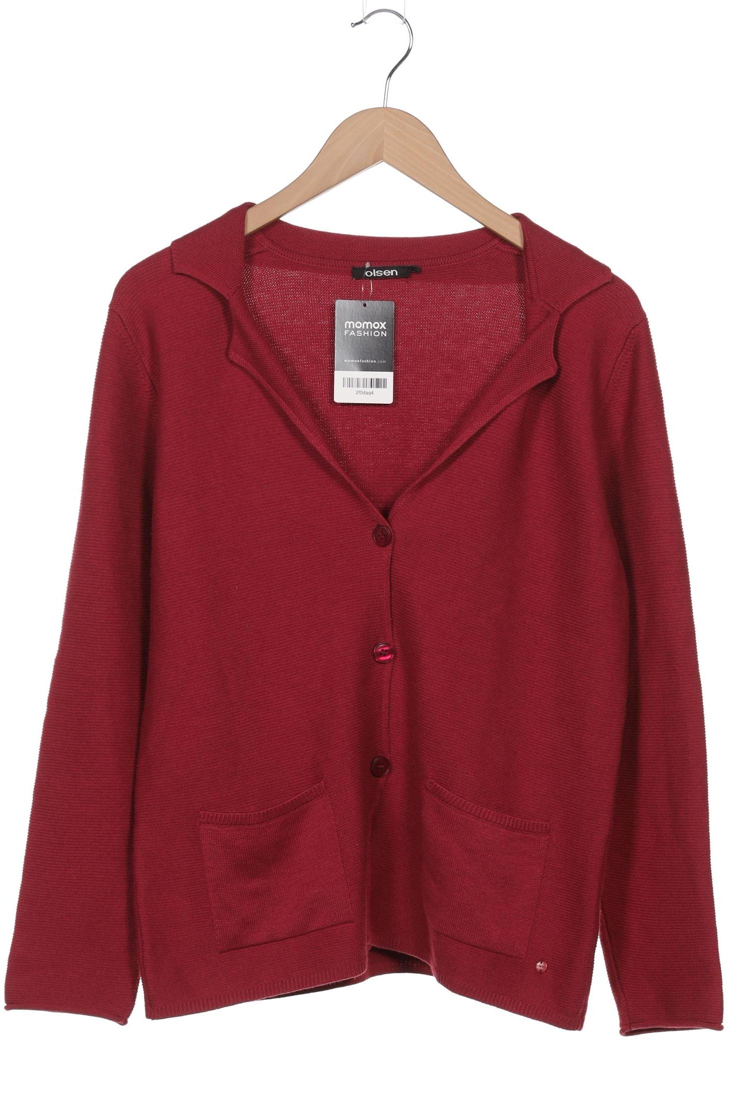 

Olsen Damen Strickjacke, pink, Gr. 44