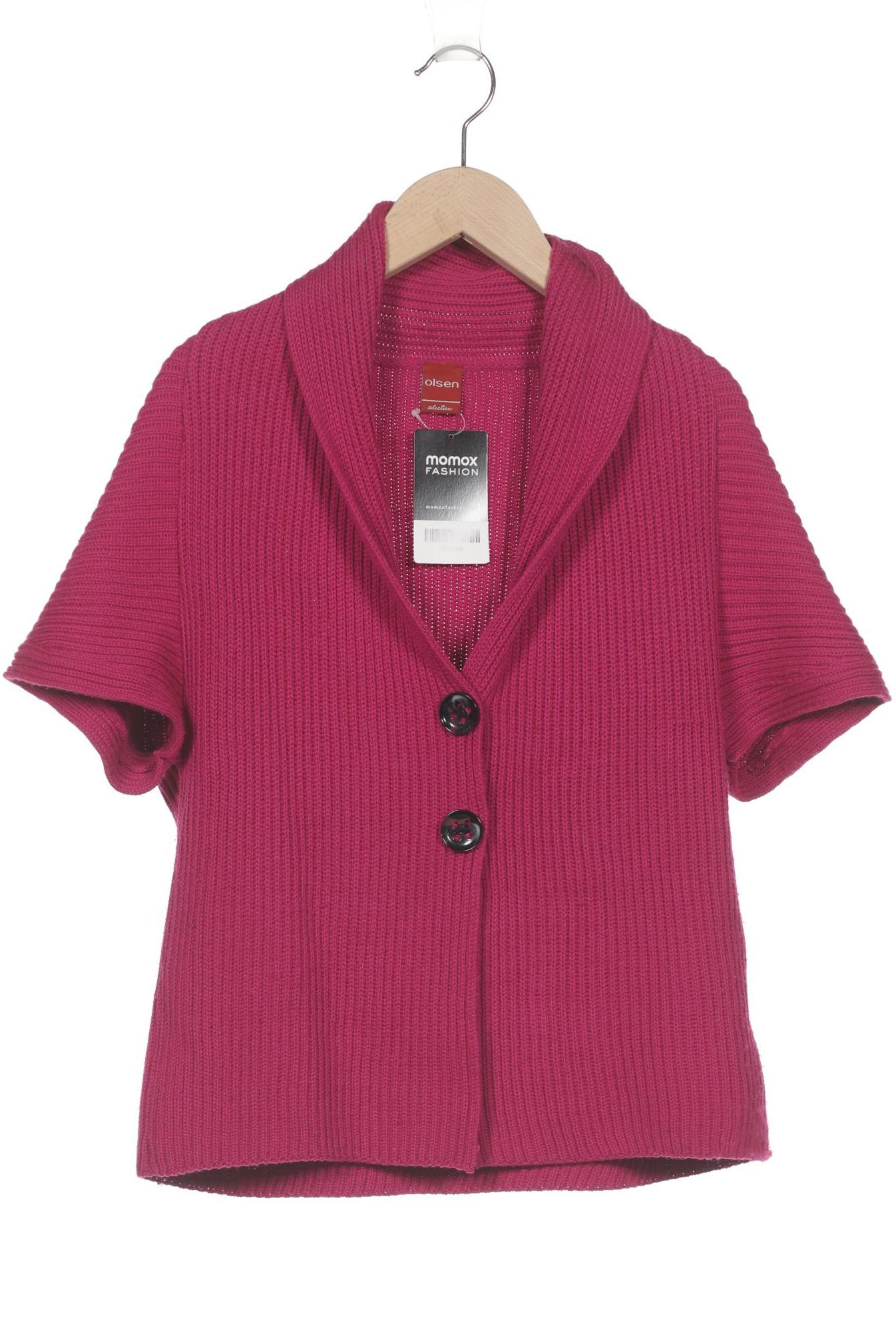 

Olsen Damen Strickjacke, pink, Gr. 38