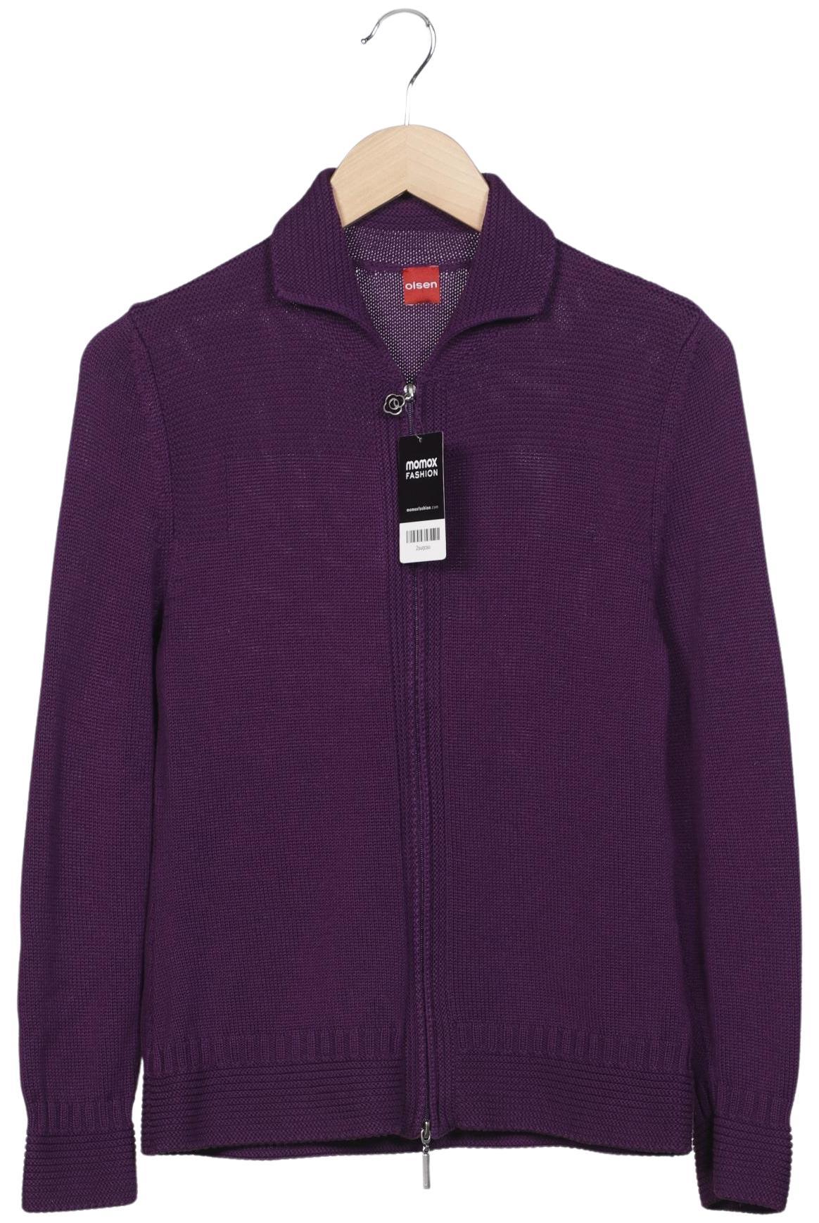 

Olsen Damen Strickjacke, flieder, Gr. 38