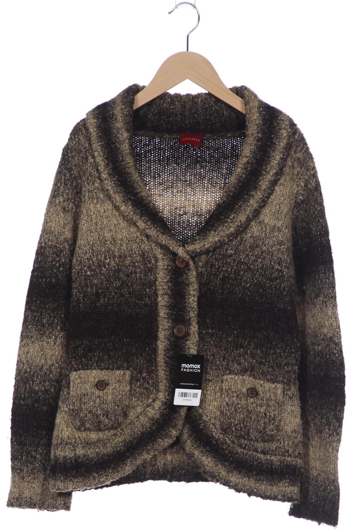 

Olsen Damen Strickjacke, braun, Gr. 38