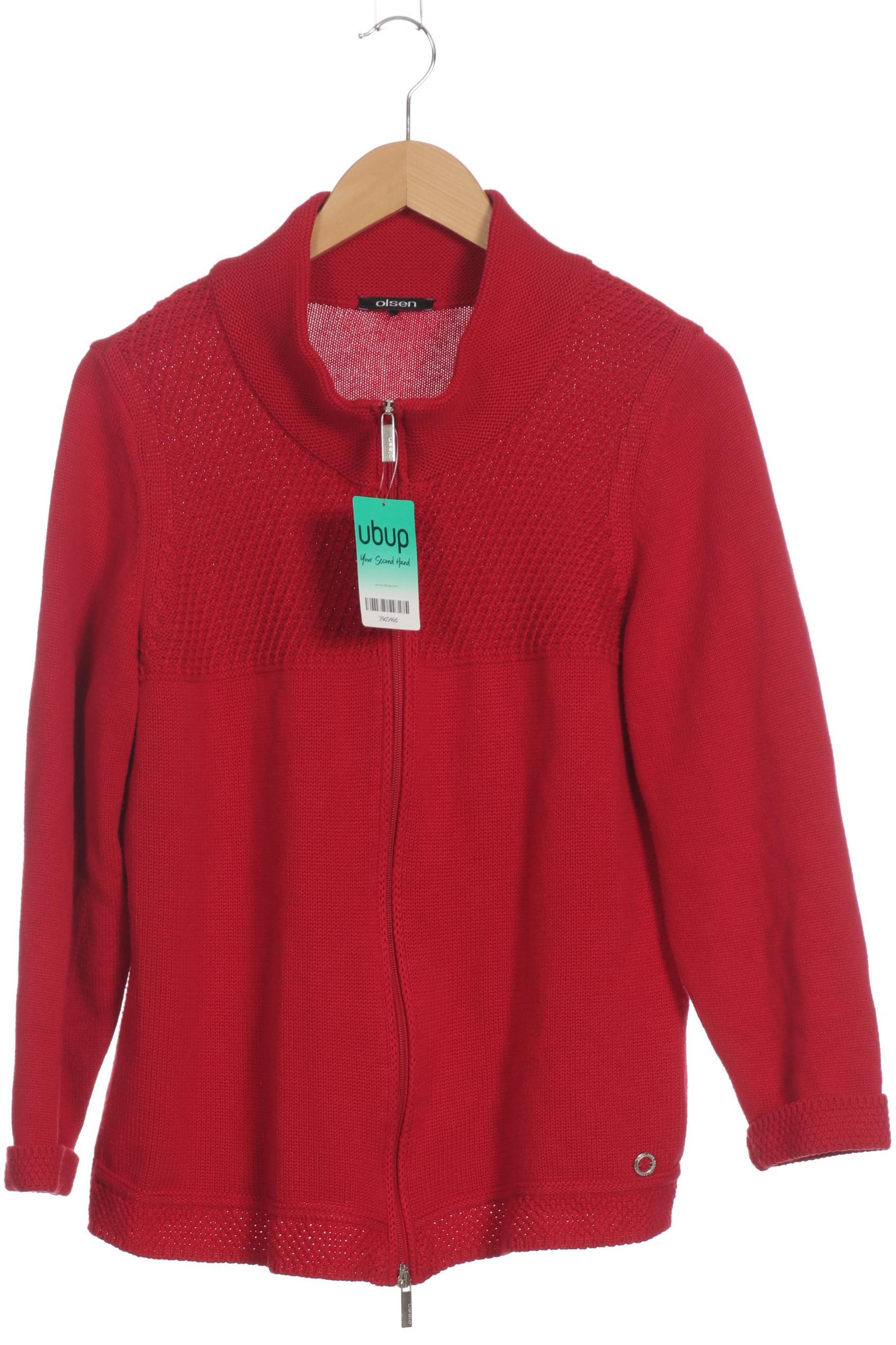 

Olsen Damen Strickjacke, rot, Gr. 44