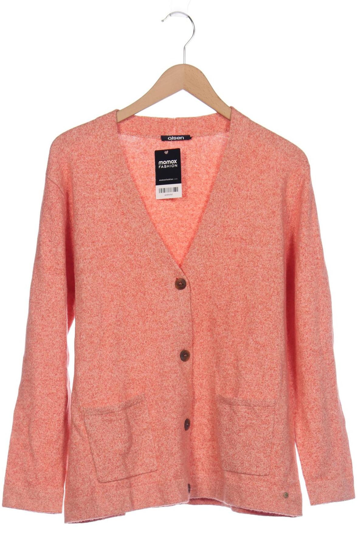 

Olsen Damen Strickjacke, orange, Gr. 44