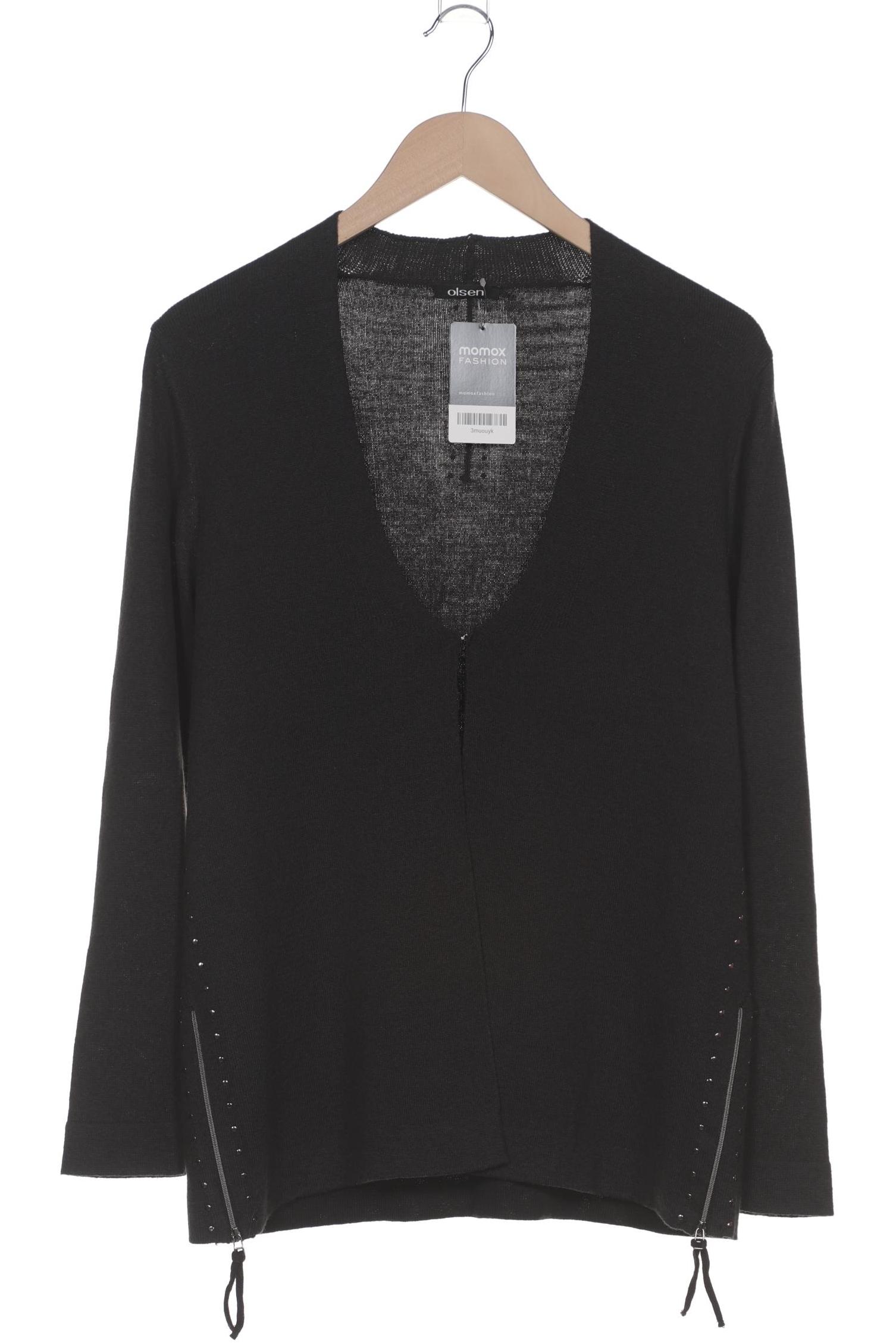

Olsen Damen Strickjacke, schwarz, Gr. 40